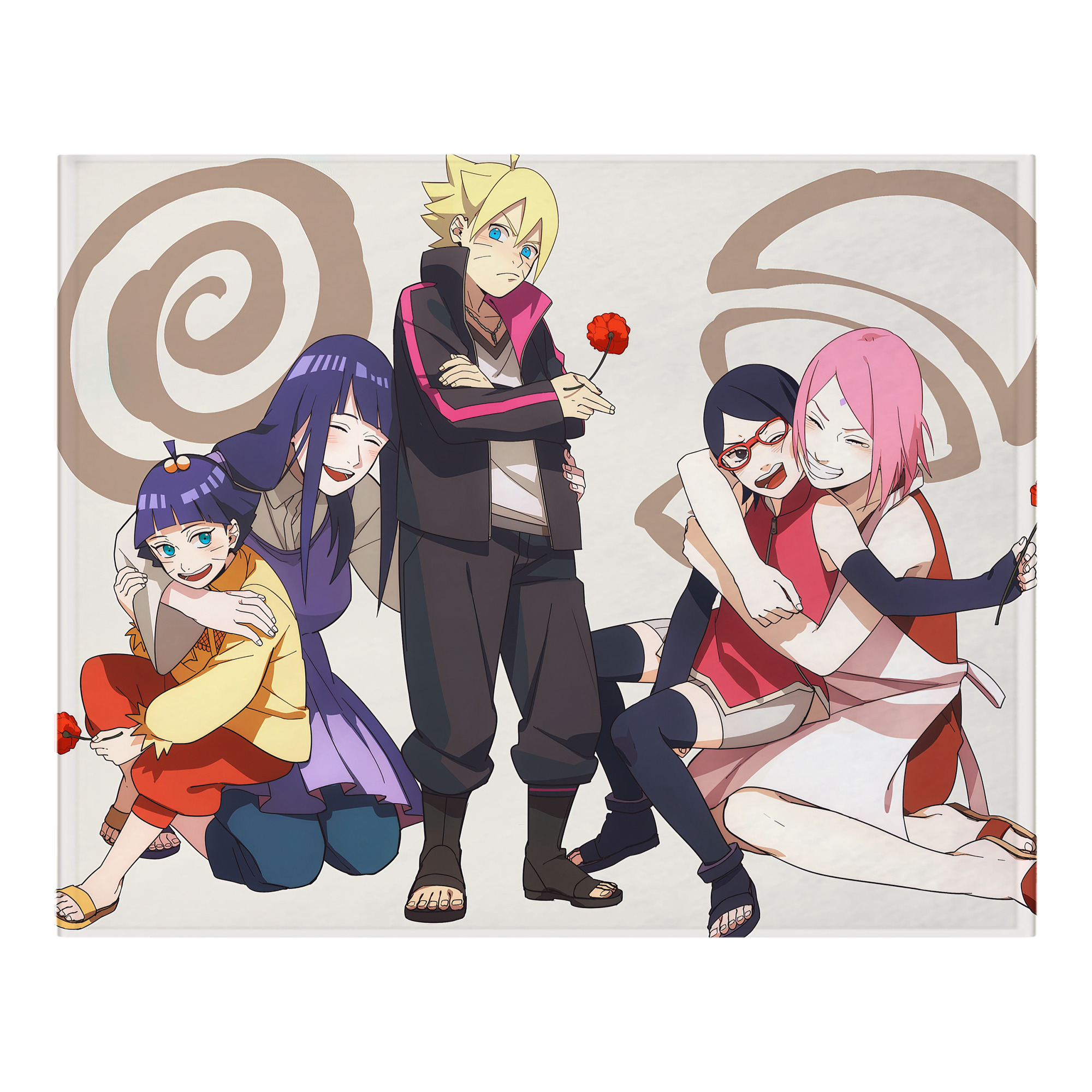 （画像用） NARUTO -ナルト- NARUTO -ナルト- 疾風伝 フランネルブランケット・多サイズ対応（横型）