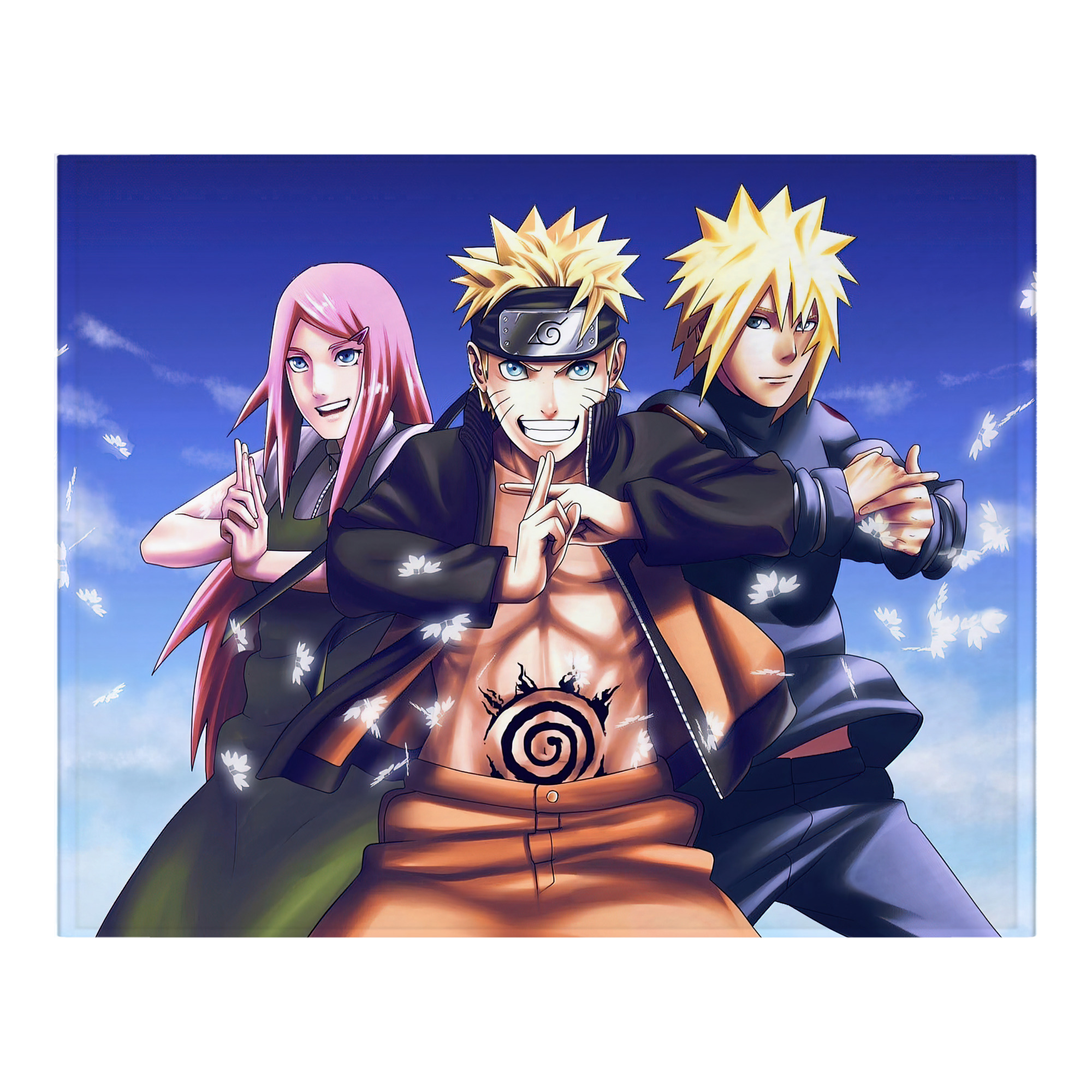 （画像用） NARUTO -ナルト- NARUTO -ナルト- 疾風伝 フランネルブランケット・多サイズ対応（横型）