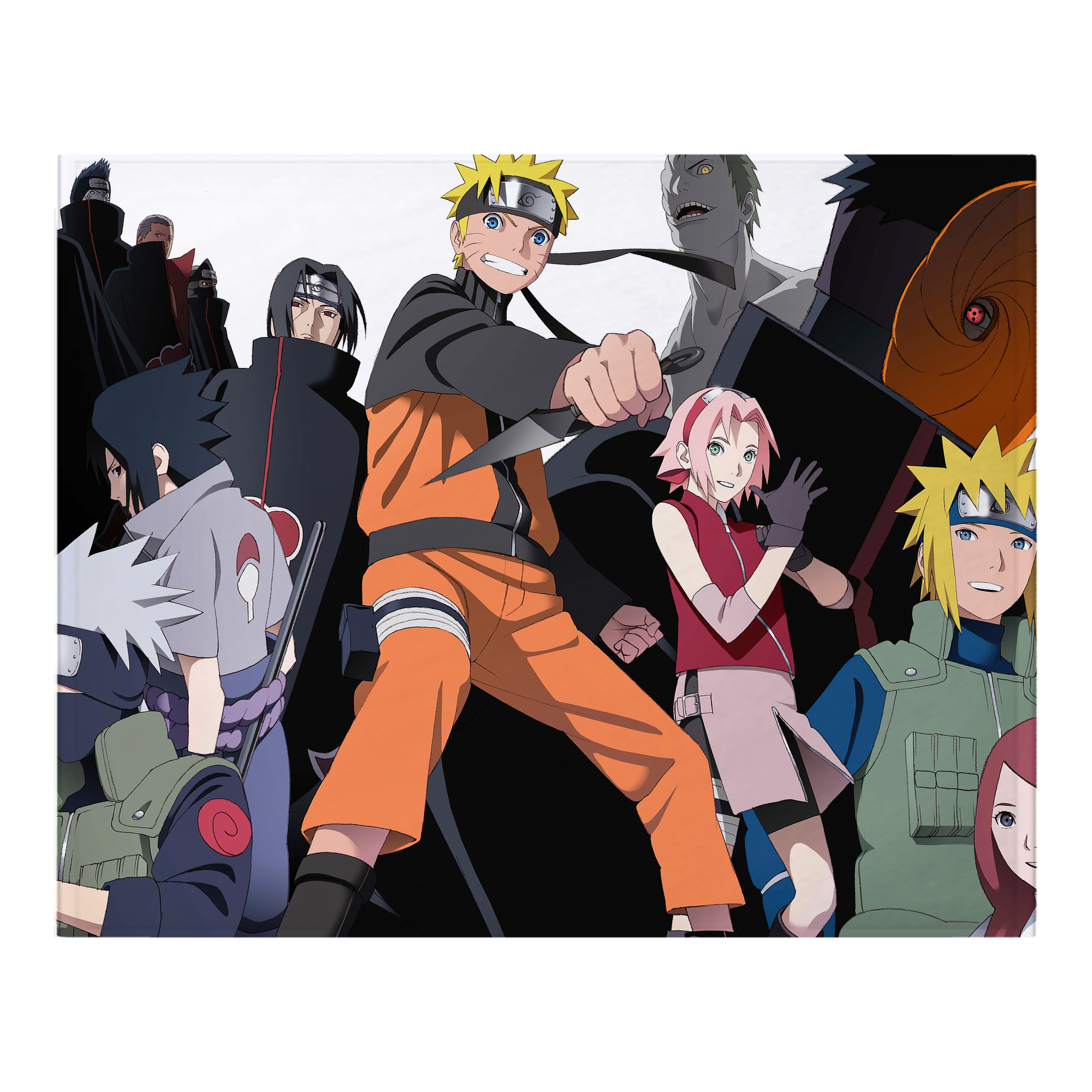 （画像用） NARUTO -ナルト- NARUTO -ナルト- 疾風伝 フランネルブランケット・多サイズ対応（横型）