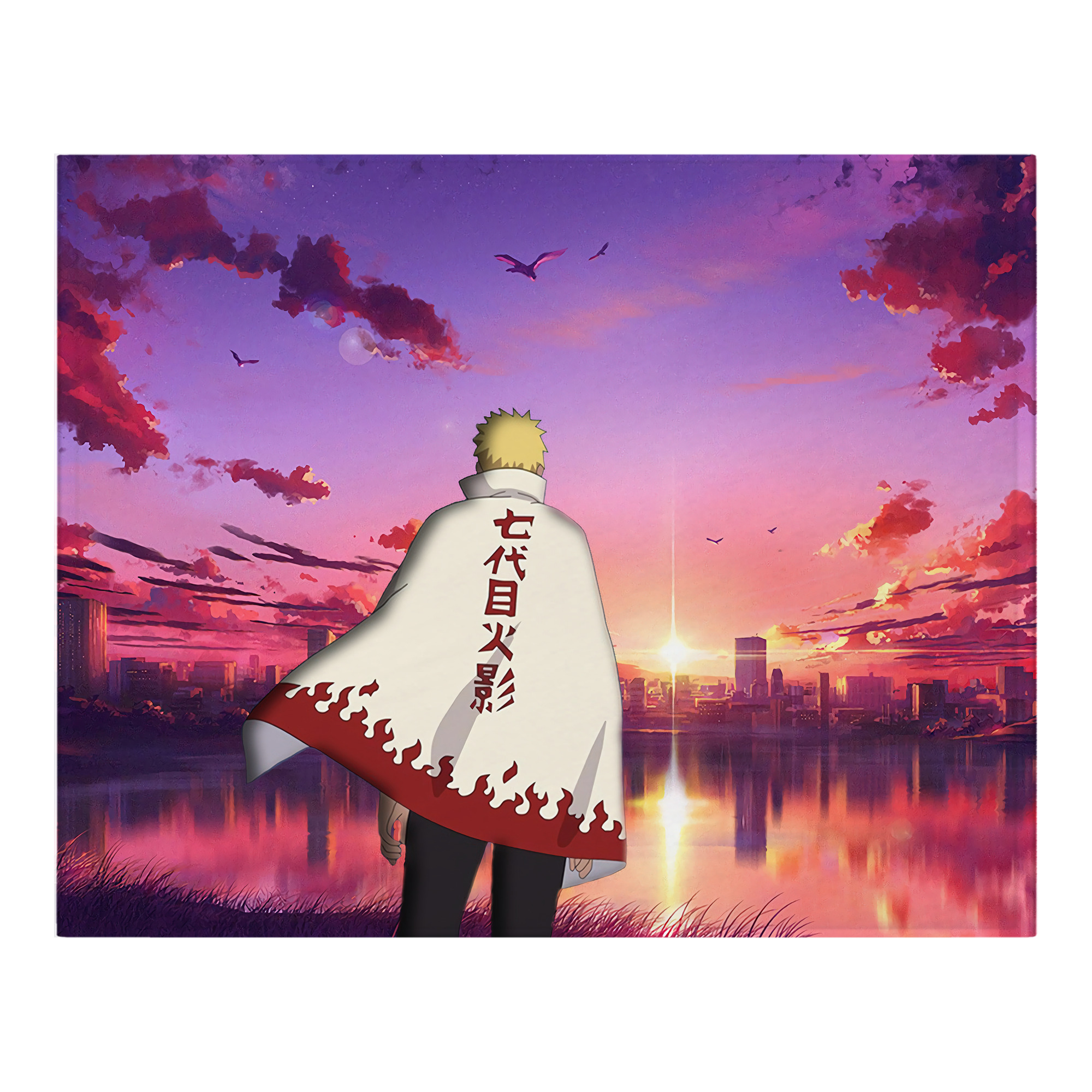 （画像用） NARUTO -ナルト- NARUTO -ナルト- 疾風伝 フランネルブランケット・多サイズ対応（横型）