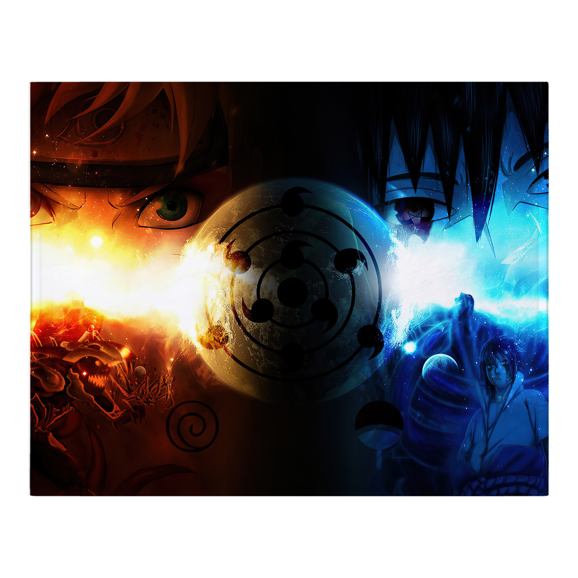 （画像用） NARUTO -ナルト- NARUTO -ナルト- 疾風伝 フランネルブランケット・多サイズ対応（横型）