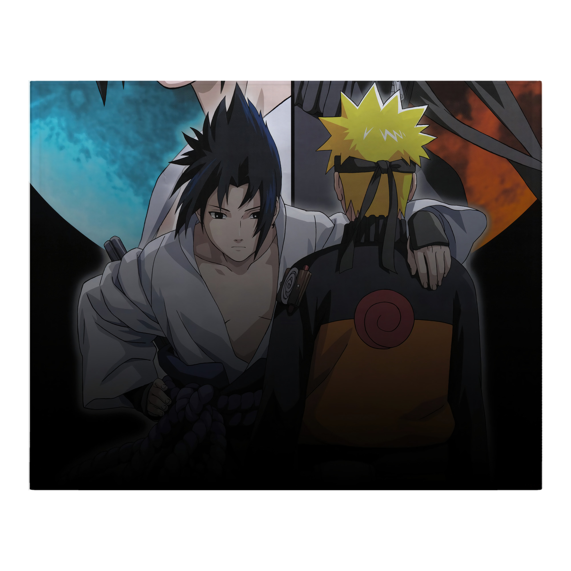 （画像用） NARUTO -ナルト- NARUTO -ナルト- 疾風伝 フランネルブランケット・多サイズ対応（横型）