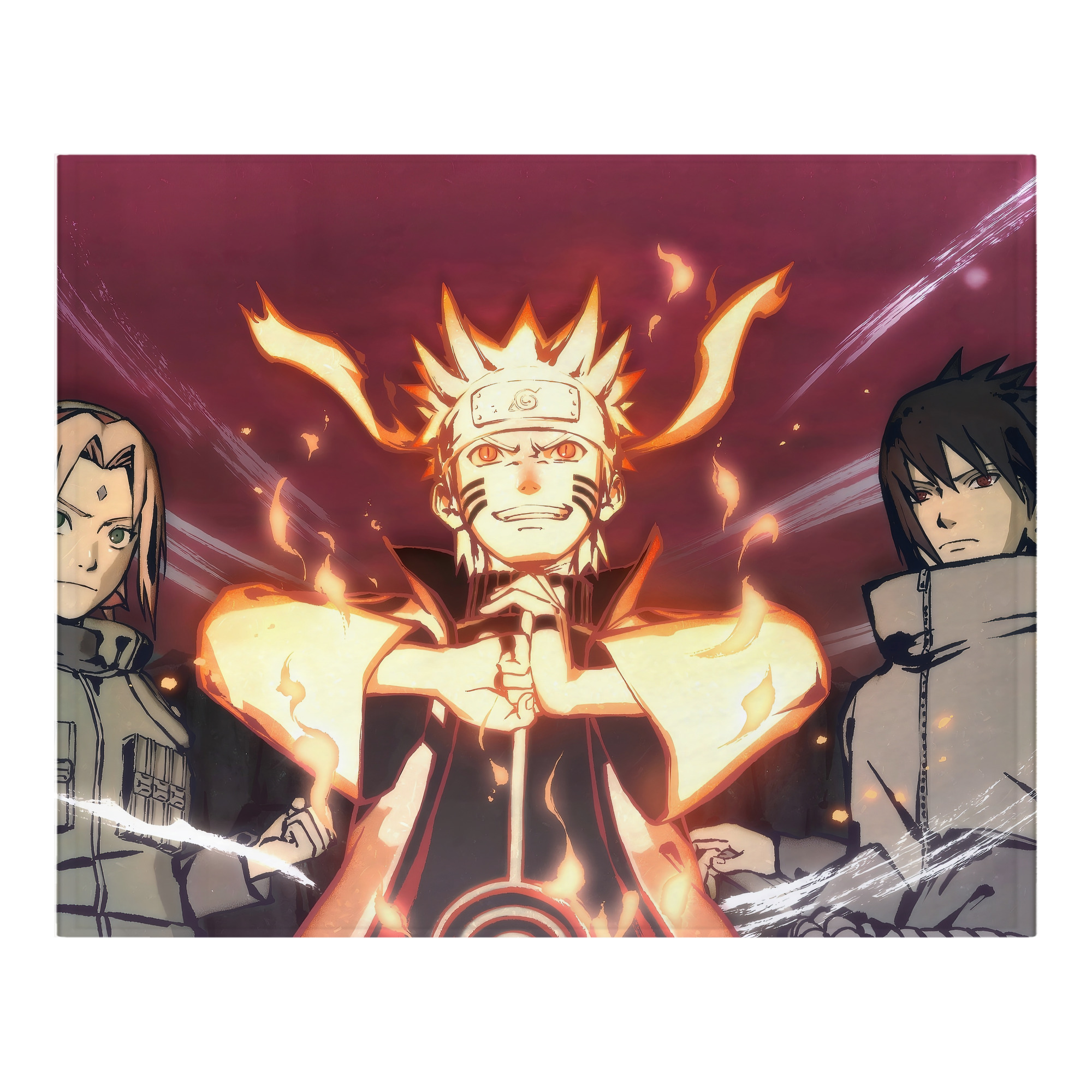 （画像用） NARUTO -ナルト- NARUTO -ナルト- 疾風伝 フランネルブランケット・多サイズ対応（横型）
