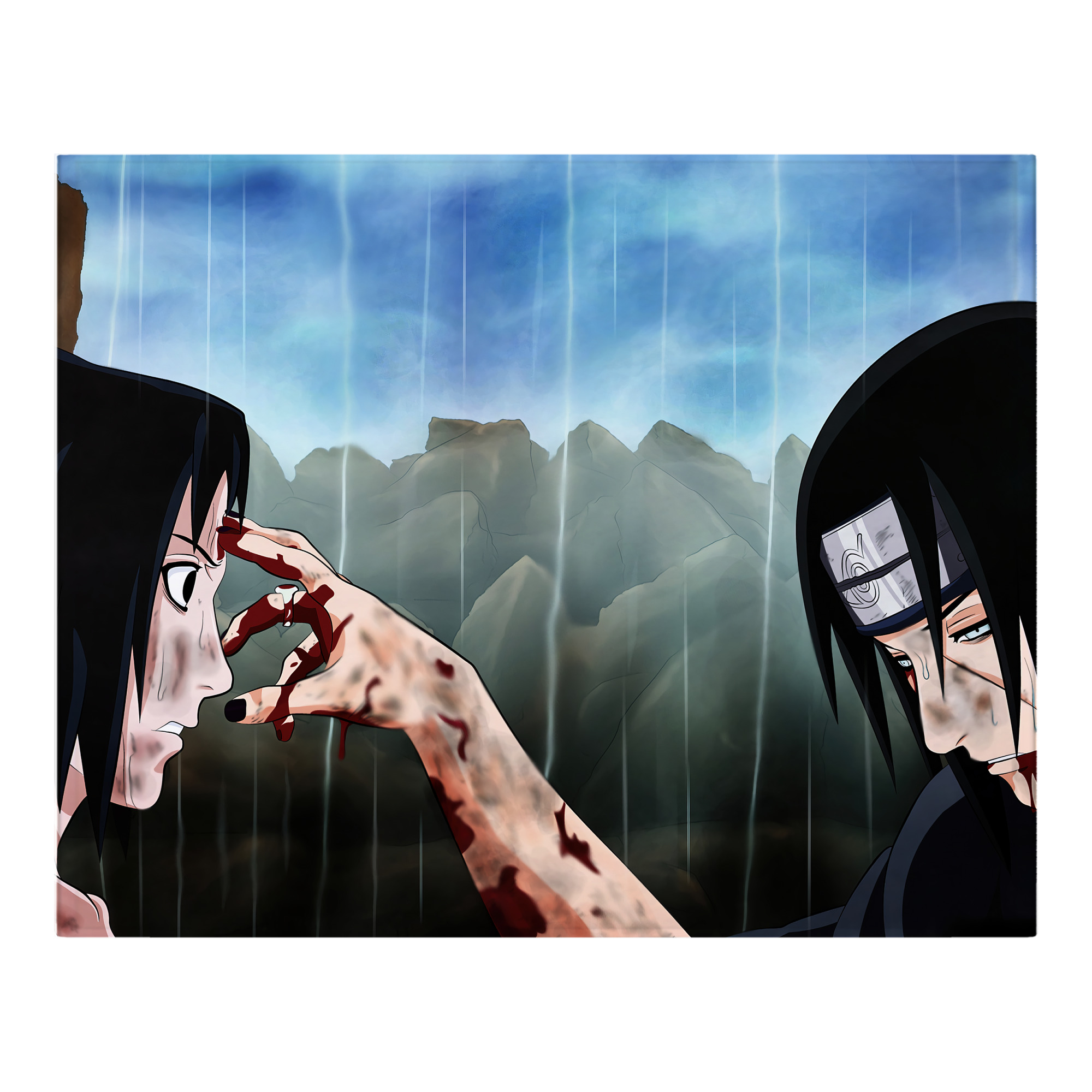 （画像用） NARUTO -ナルト- NARUTO -ナルト- 疾風伝 フランネルブランケット・多サイズ対応（横型）