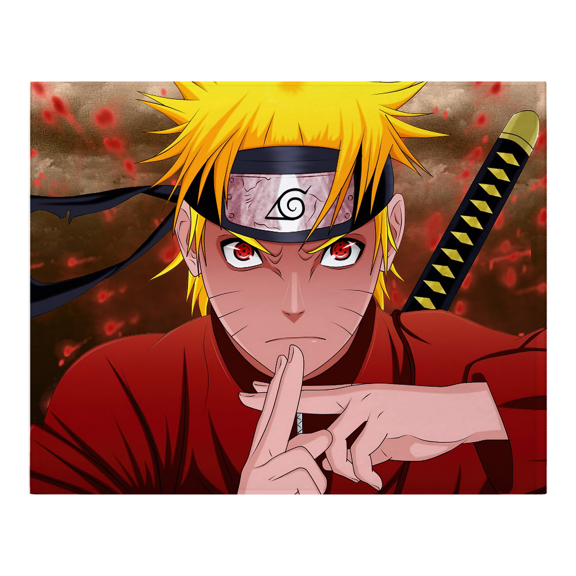 （画像用） NARUTO -ナルト- NARUTO -ナルト- 疾風伝 フランネルブランケット・多サイズ対応（横型）