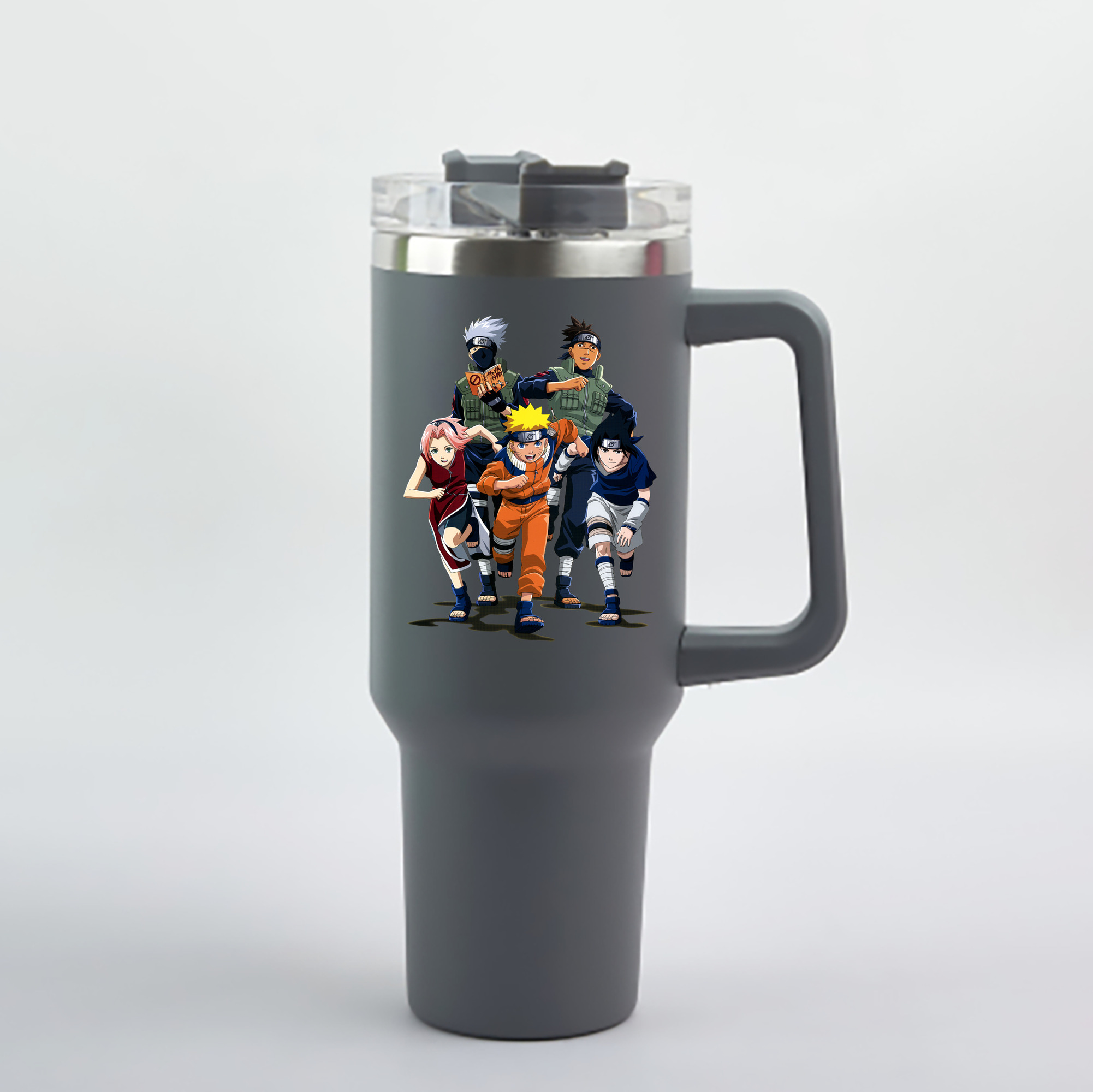 （画像用） NARUTO -ナルト- うずまき ナルト Uzumaki Naruto 1200mL車用タンブラー - クリスタルステッカー（プラスチックストロー付き）