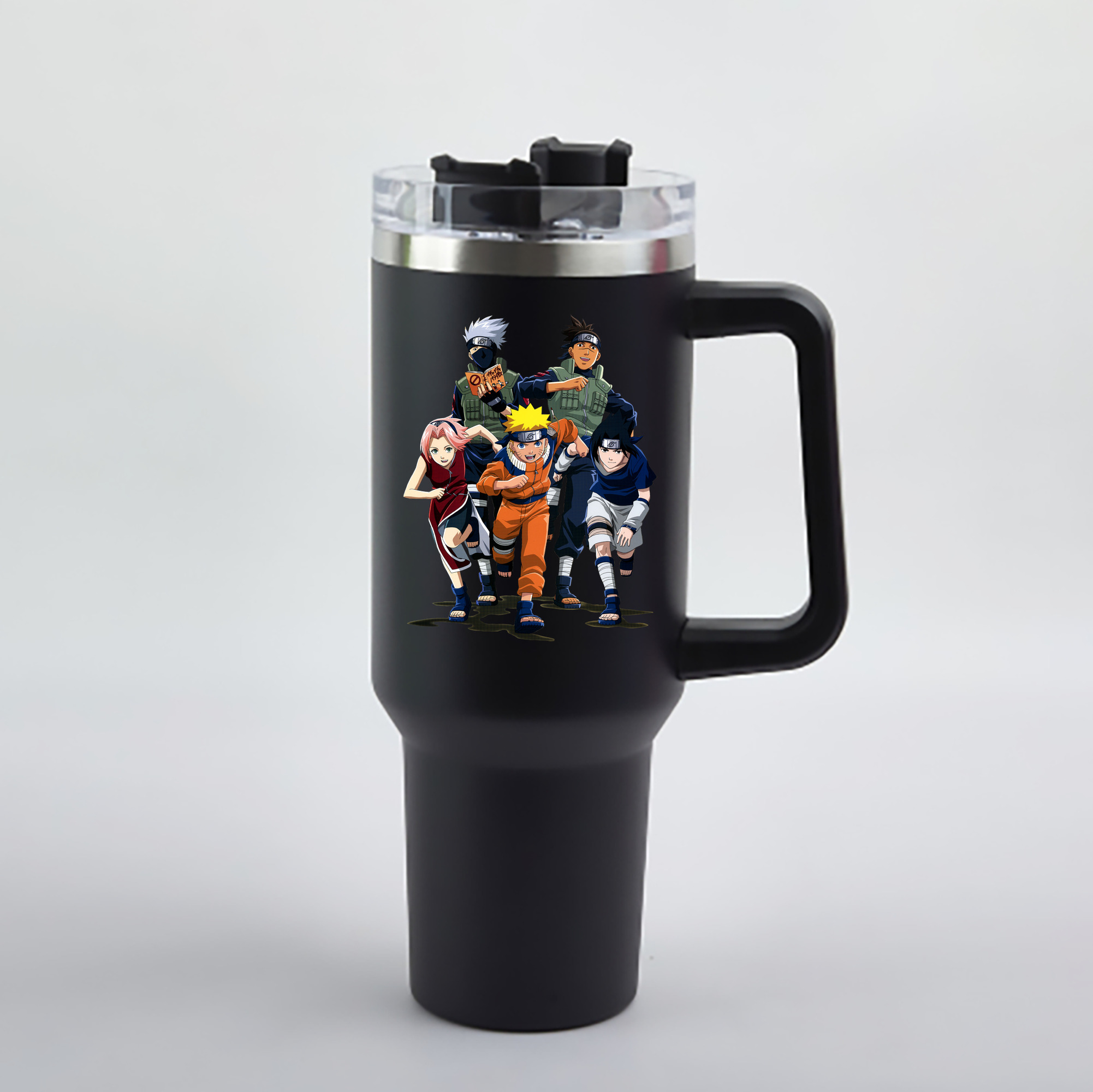 （画像用） NARUTO -ナルト- うずまき ナルト Uzumaki Naruto 1200mL車用タンブラー - クリスタルステッカー（プラスチックストロー付き）