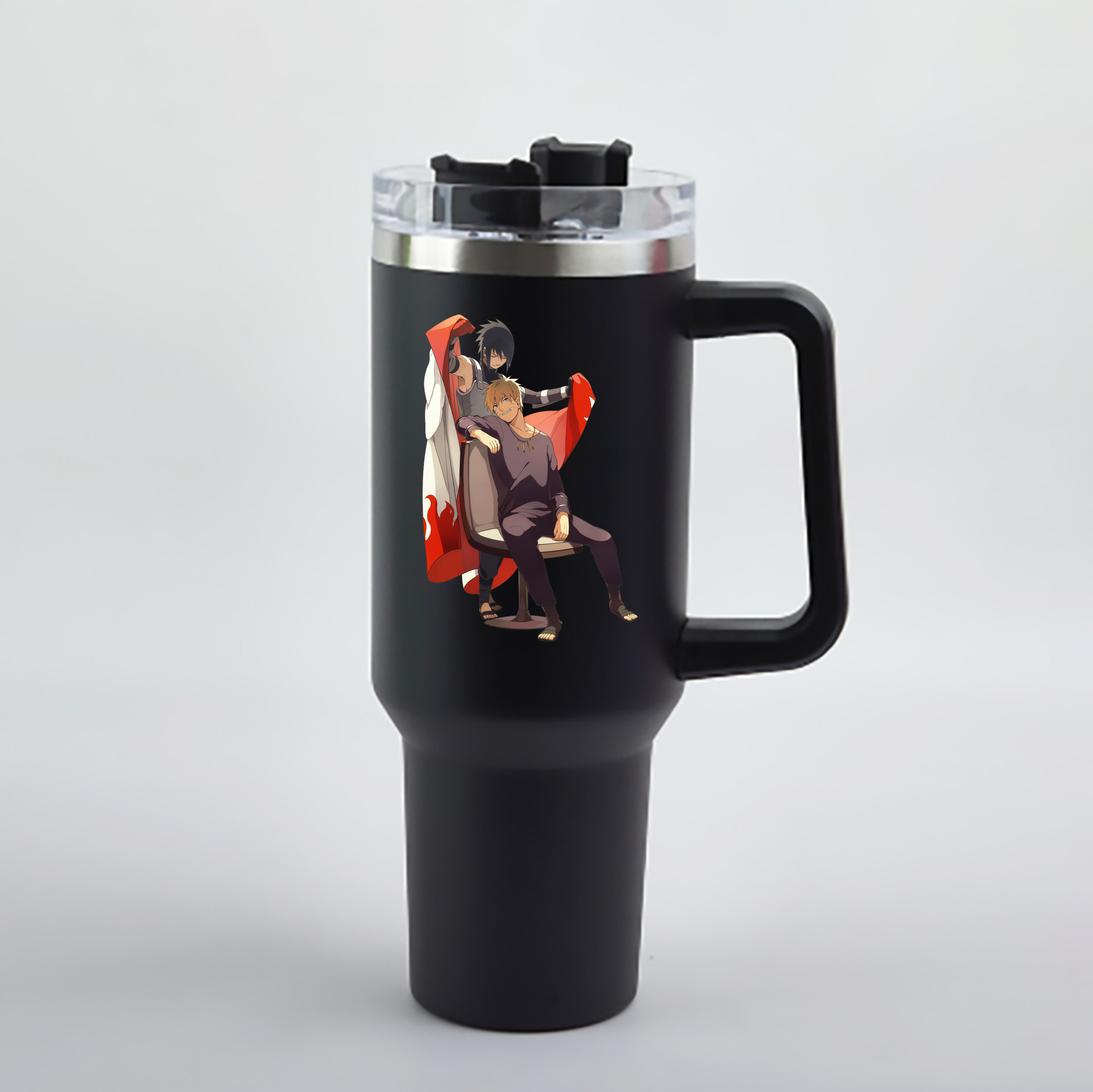 （画像用） NARUTO -ナルト- うずまき ナルト Uzumaki Naruto 1200mL車用タンブラー - クリスタルステッカー（プラスチックストロー付き）