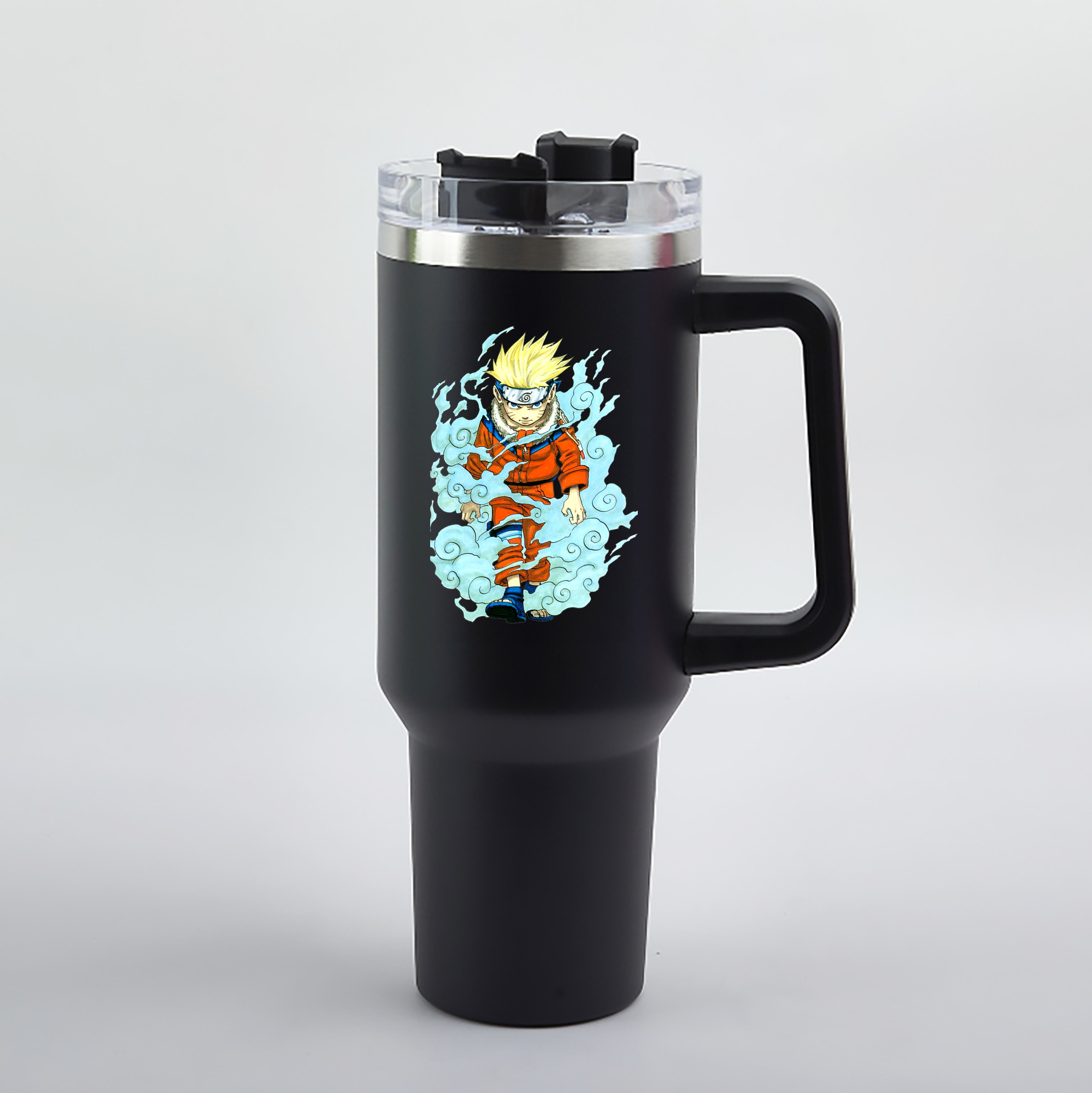 （画像用） NARUTO -ナルト- うずまき ナルト Uzumaki Naruto 1200mL車用タンブラー（カラープリント）