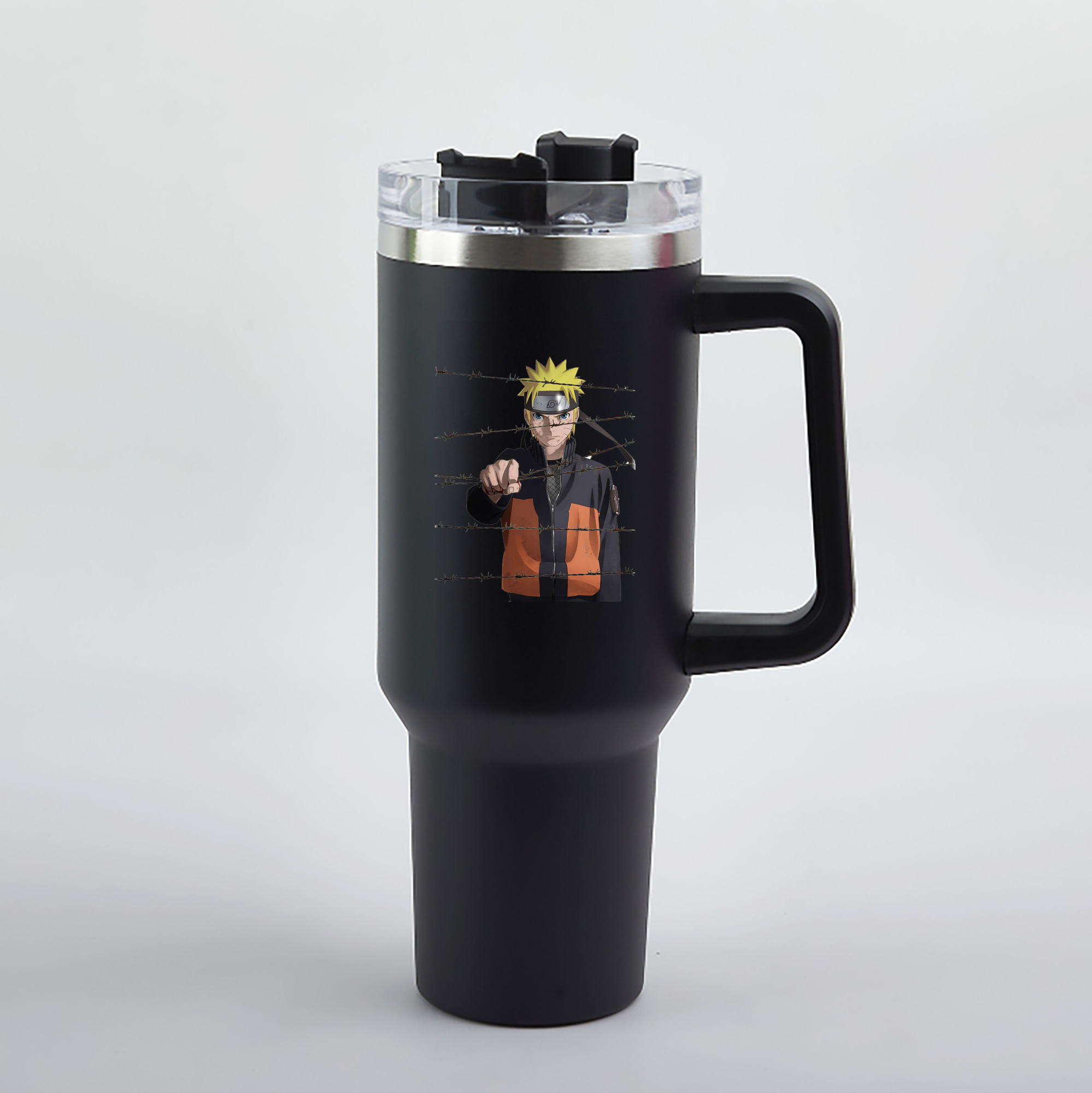 （画像用） NARUTO -ナルト- うずまき ナルト Uzumaki Naruto 1200mL車用タンブラー（カラープリント）