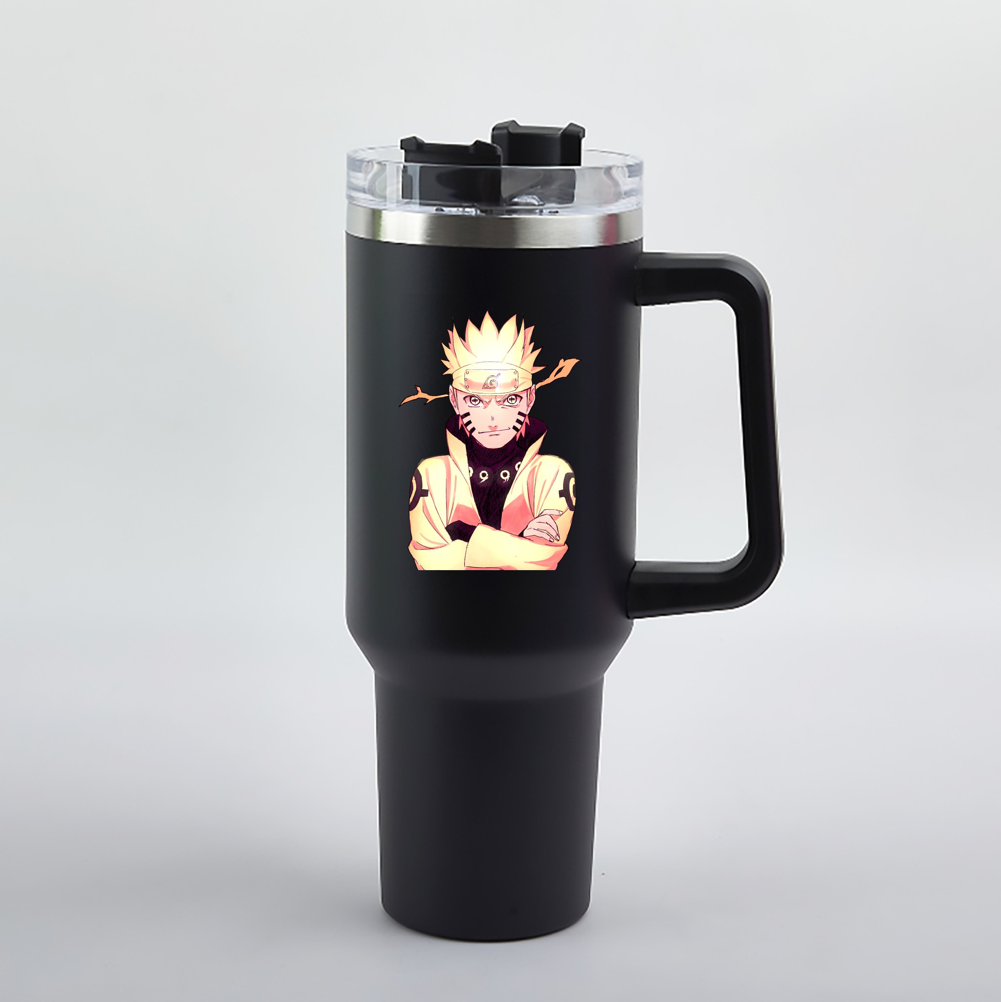（画像用） NARUTO -ナルト- うずまき ナルト Uzumaki Naruto 1200mL車用タンブラー（カラープリント）