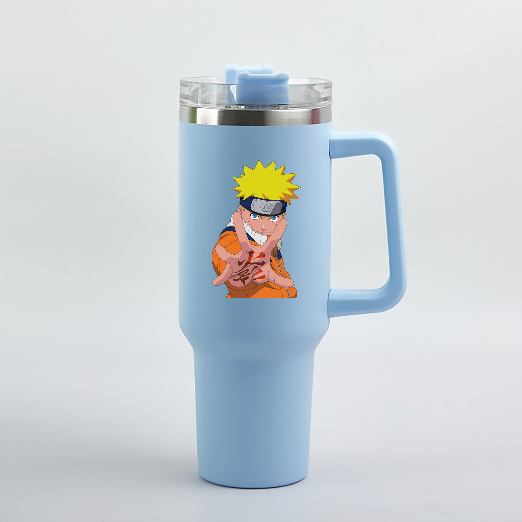 （画像用） NARUTO -ナルト- うずまき ナルト Uzumaki Naruto 1200mL車用タンブラー（カラープリント）