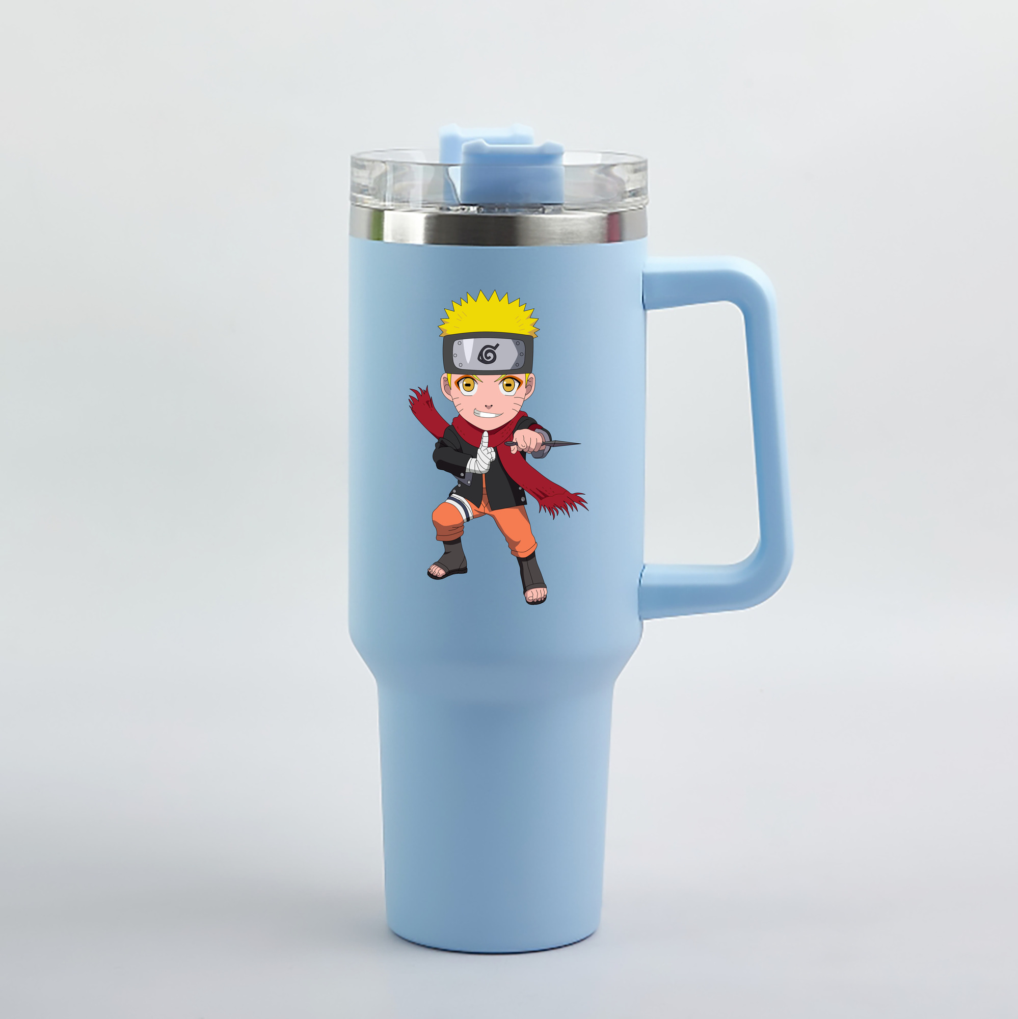 （画像用） NARUTO -ナルト- うずまき ナルト Uzumaki Naruto 1200mL車用タンブラー（カラープリント）
