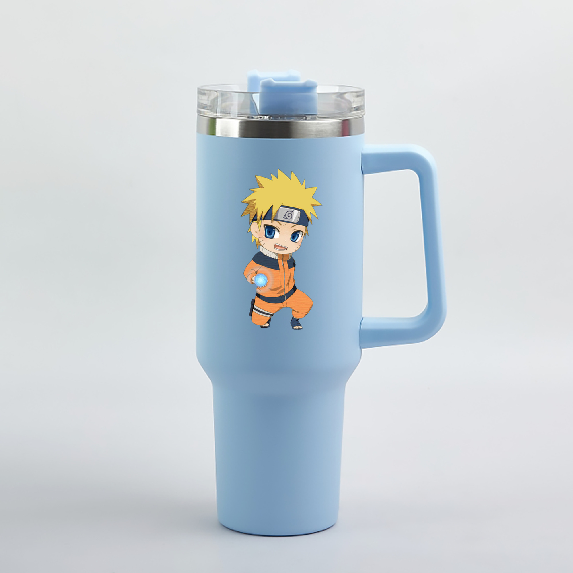 （画像用） NARUTO -ナルト- うずまき ナルト Uzumaki Naruto 1200mL車用タンブラー（カラープリント）