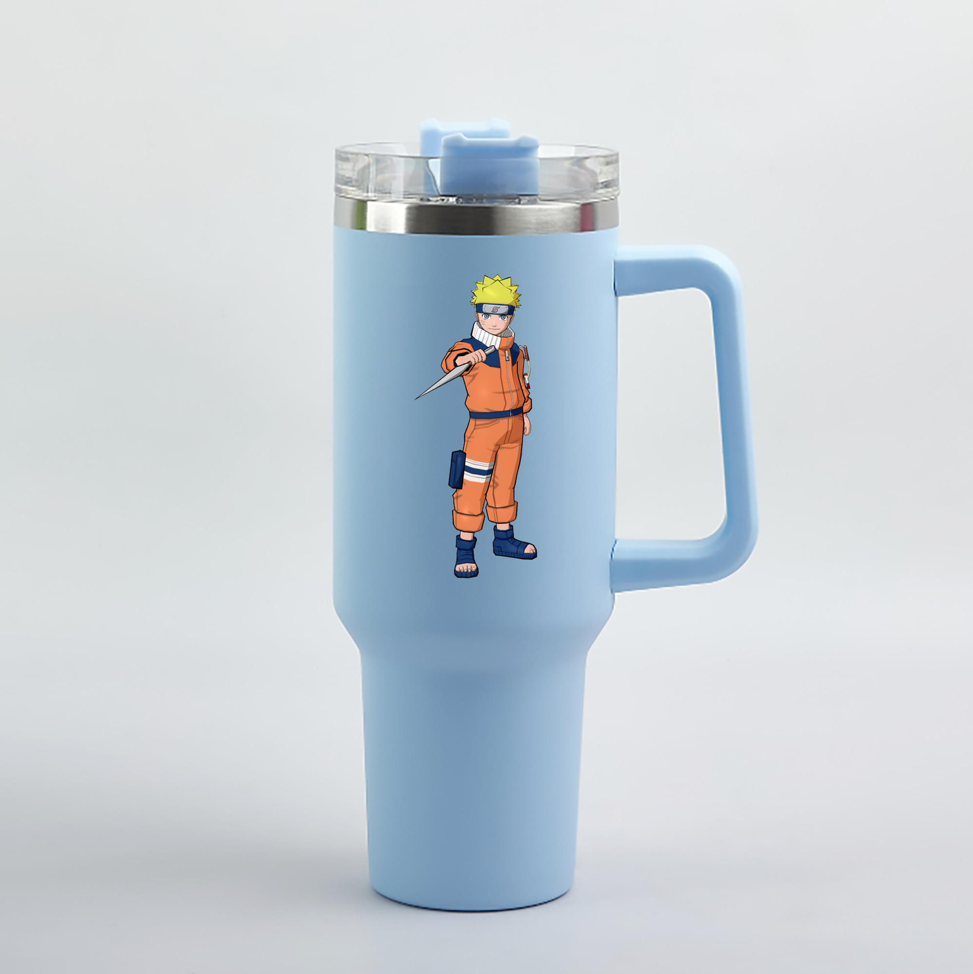 （画像用） NARUTO -ナルト- うずまき ナルト Uzumaki Naruto 1200mL車用タンブラー（カラープリント）