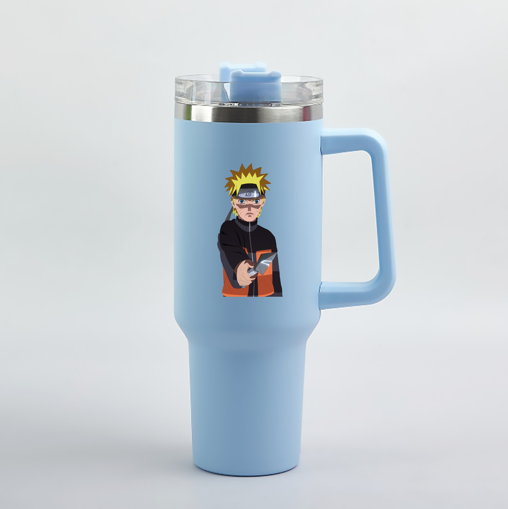 （画像用） NARUTO -ナルト- うずまき ナルト Uzumaki Naruto 1200mL車用タンブラー（カラープリント）