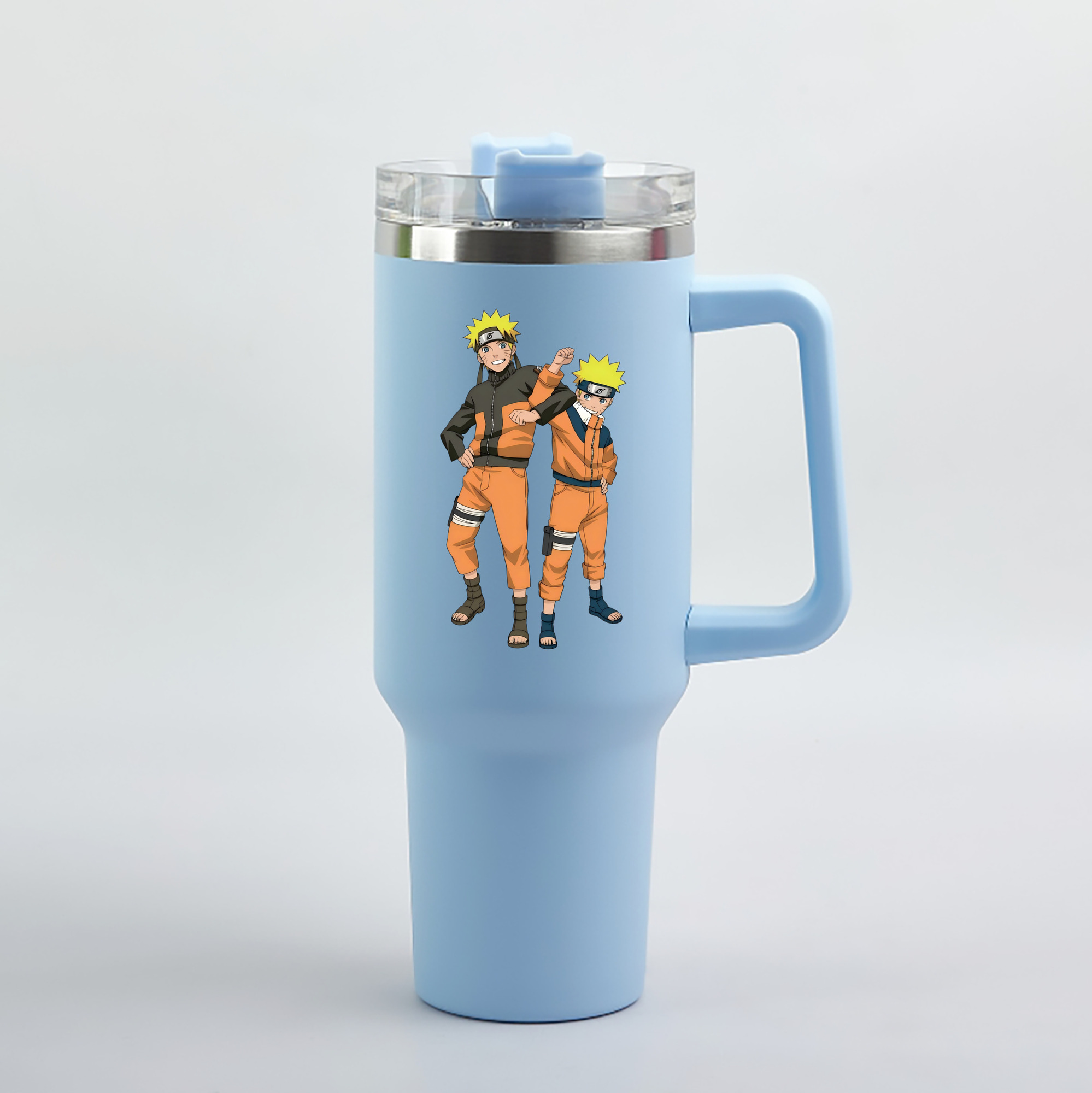 （画像用） NARUTO -ナルト- うずまき ナルト Uzumaki Naruto 1200mL車用タンブラー（カラープリント）