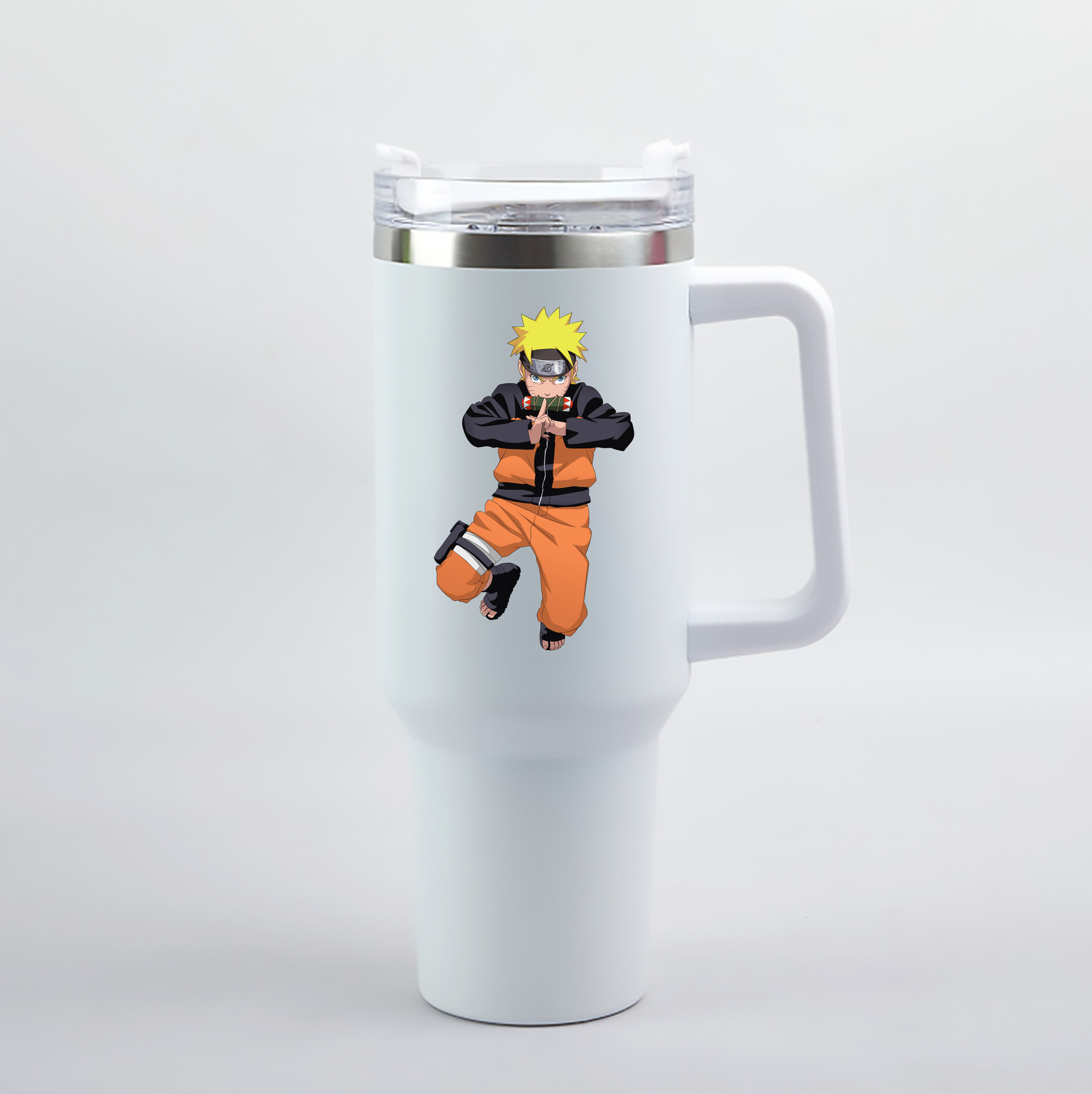 （画像用） NARUTO -ナルト- うずまき ナルト Uzumaki Naruto 1200mL車用タンブラー（カラープリント）