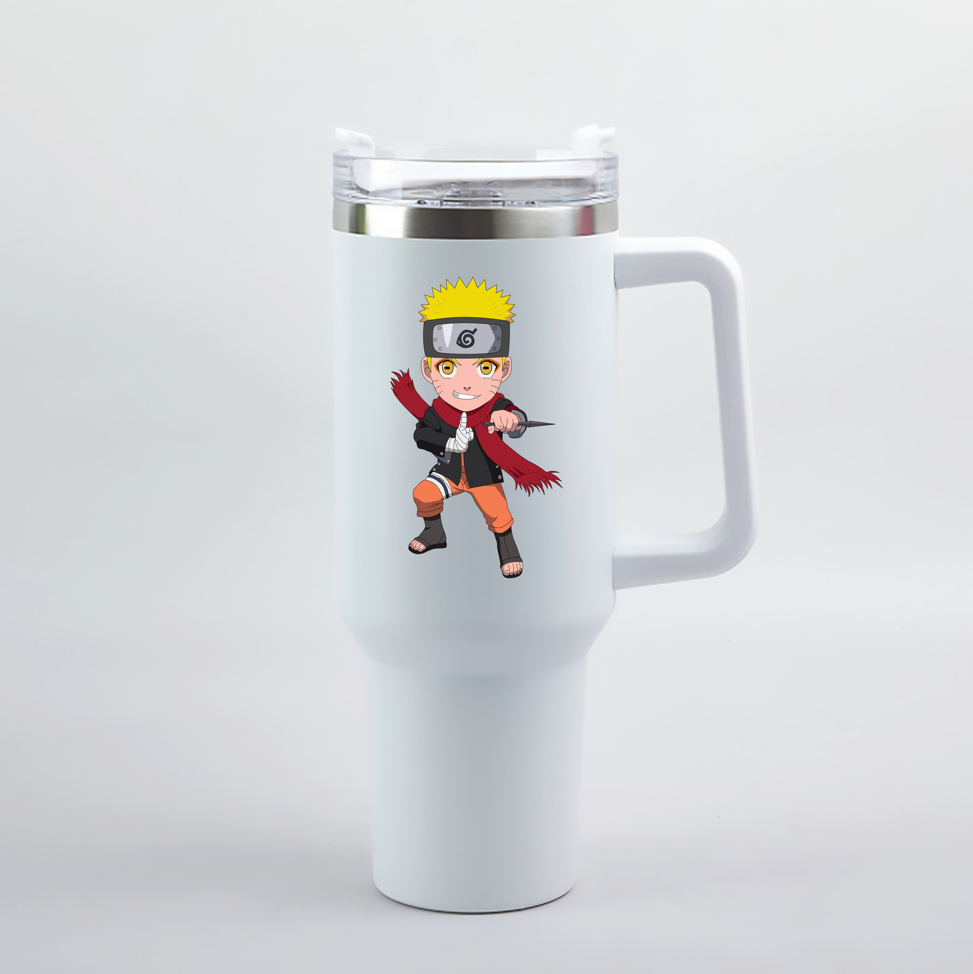 （画像用） NARUTO -ナルト- うずまき ナルト Uzumaki Naruto 1200mL車用タンブラー（カラープリント）