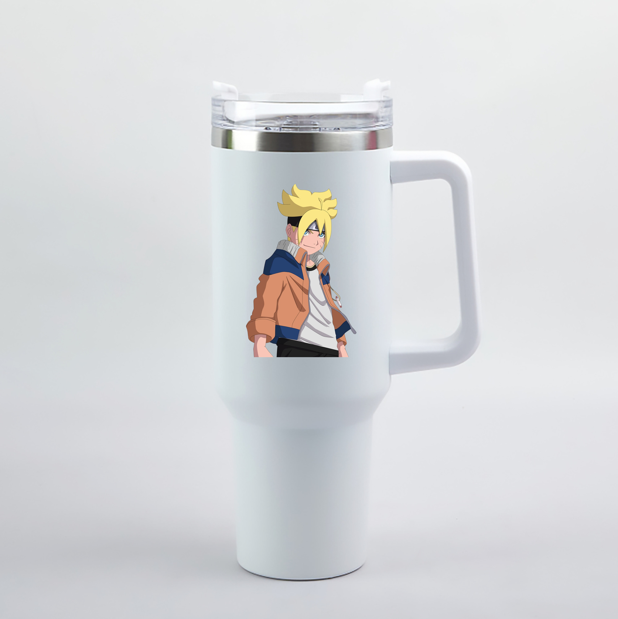（画像用） NARUTO -ナルト- うずまき ナルト Uzumaki Naruto 1200mL車用タンブラー（カラープリント）