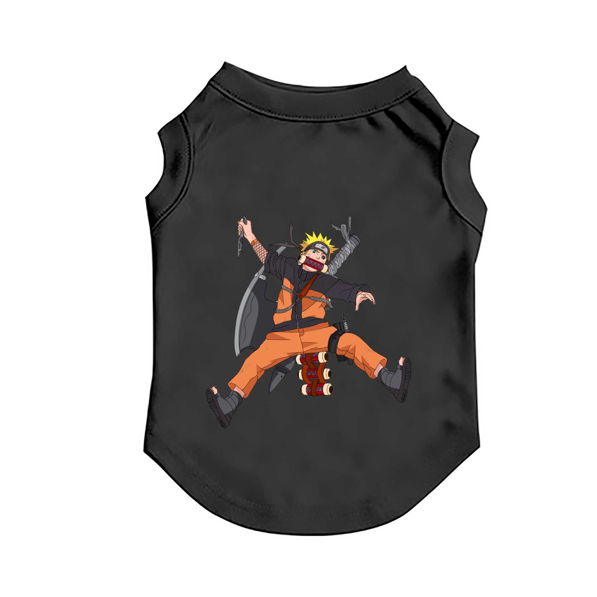 （画像用） NARUTO -ナルト- うずまき ナルト Uzumaki Naruto ペット用ベスト