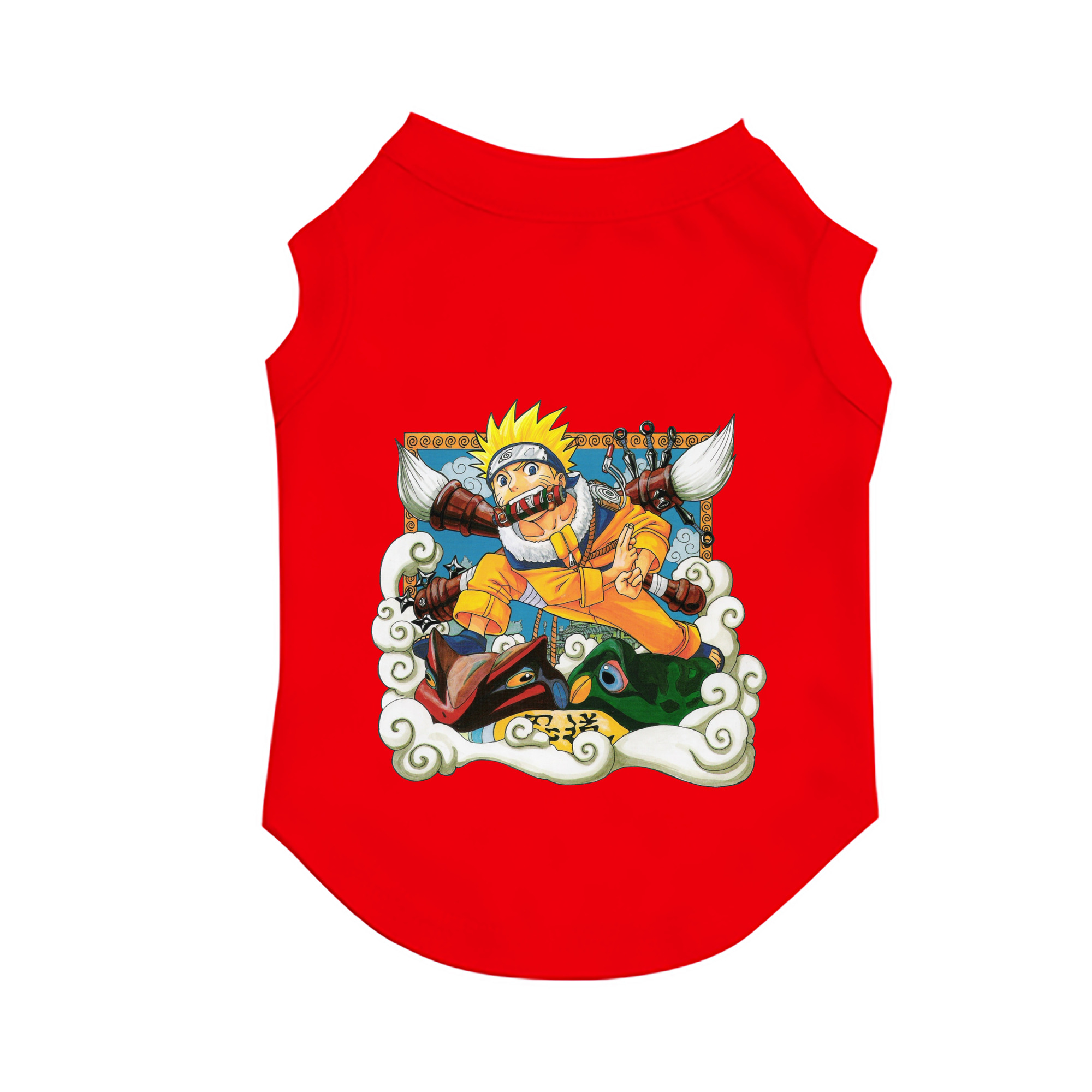 （画像用） NARUTO -ナルト- うずまき ナルト Uzumaki Naruto ペット用ベスト