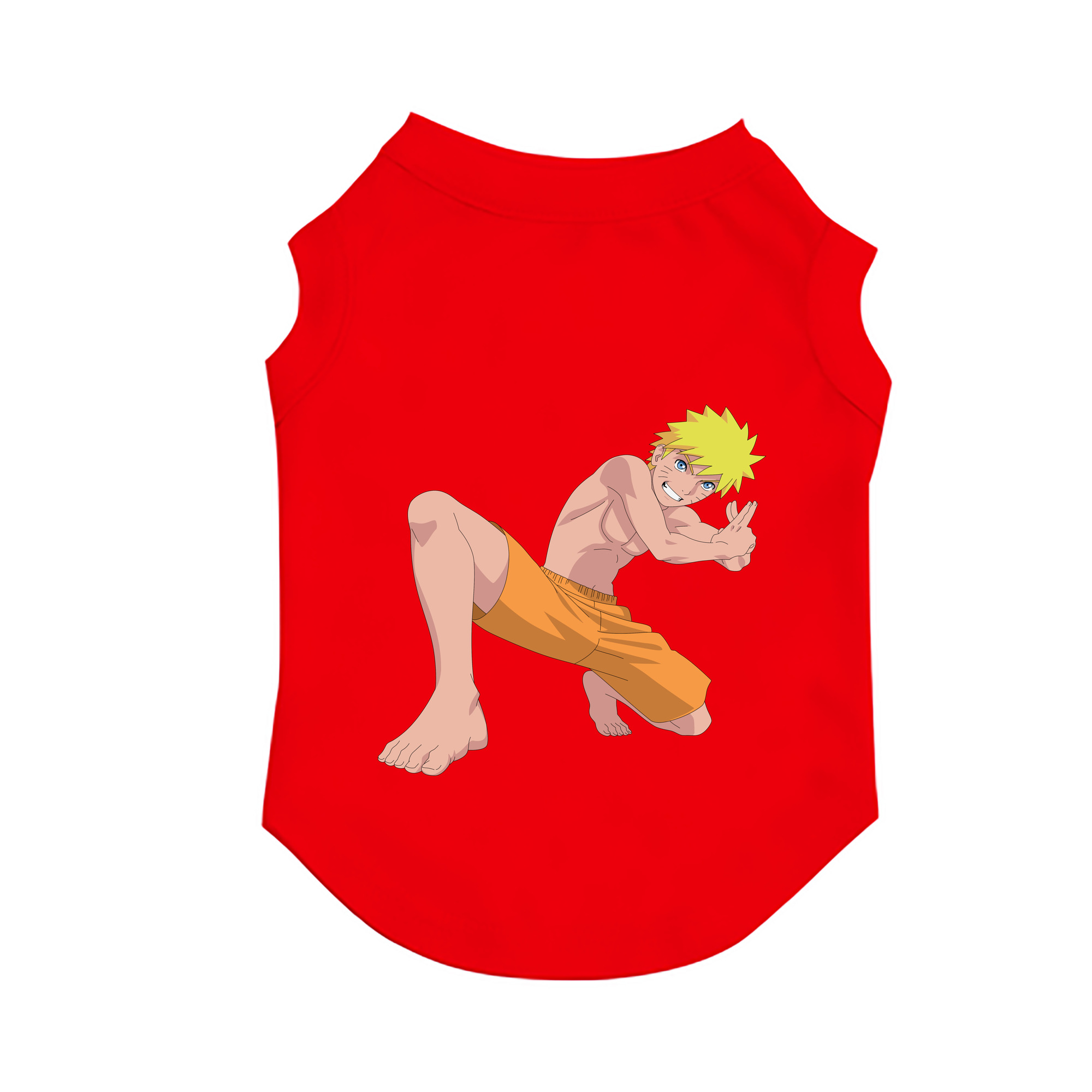 （画像用） NARUTO -ナルト- うずまき ナルト Uzumaki Naruto ペット用ベスト