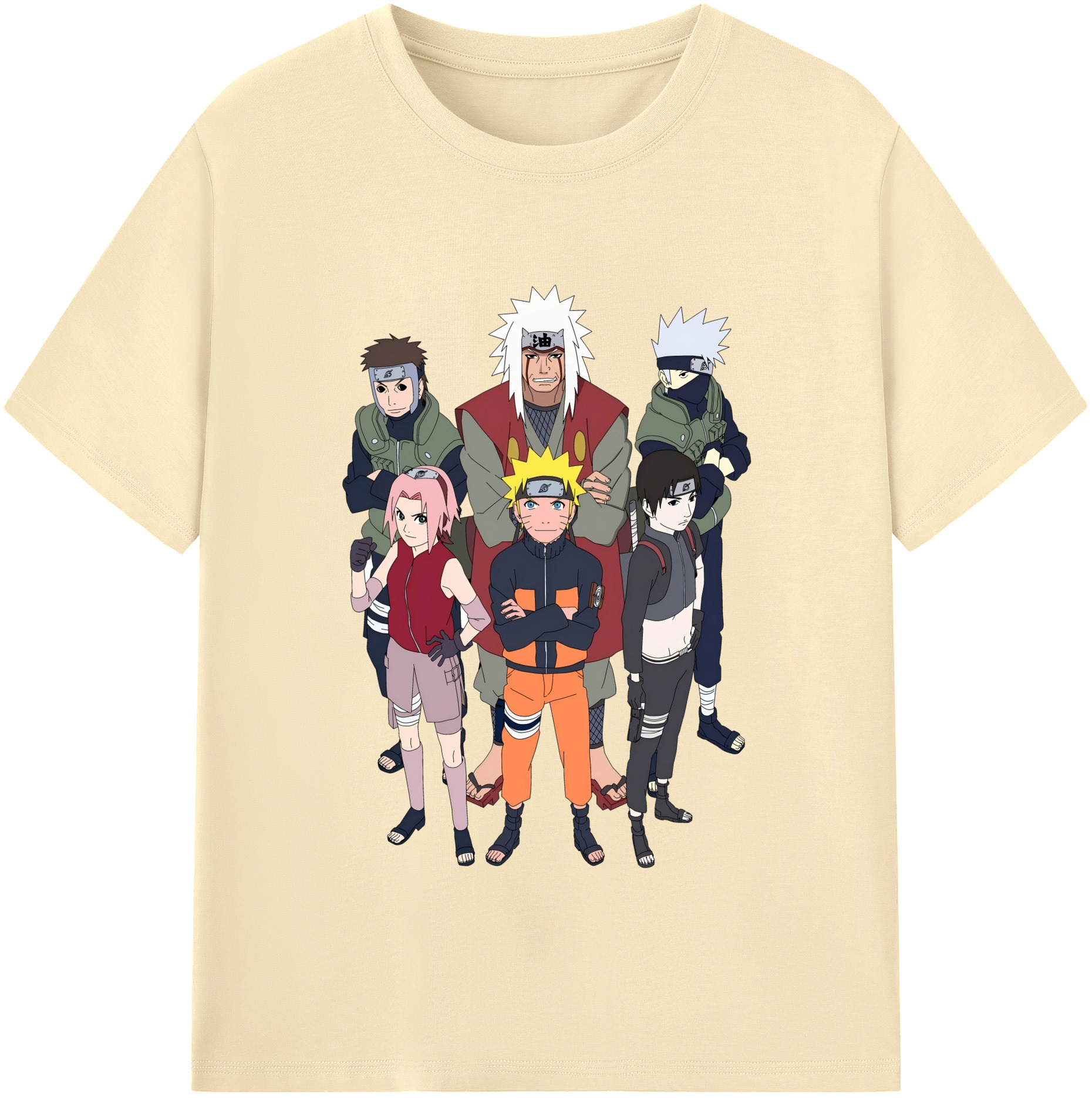 （画像用） NARUTO -ナルト- うずまき ナルト Uzumaki Naruto 綿100％半袖Tシャツ（フロントプリント）