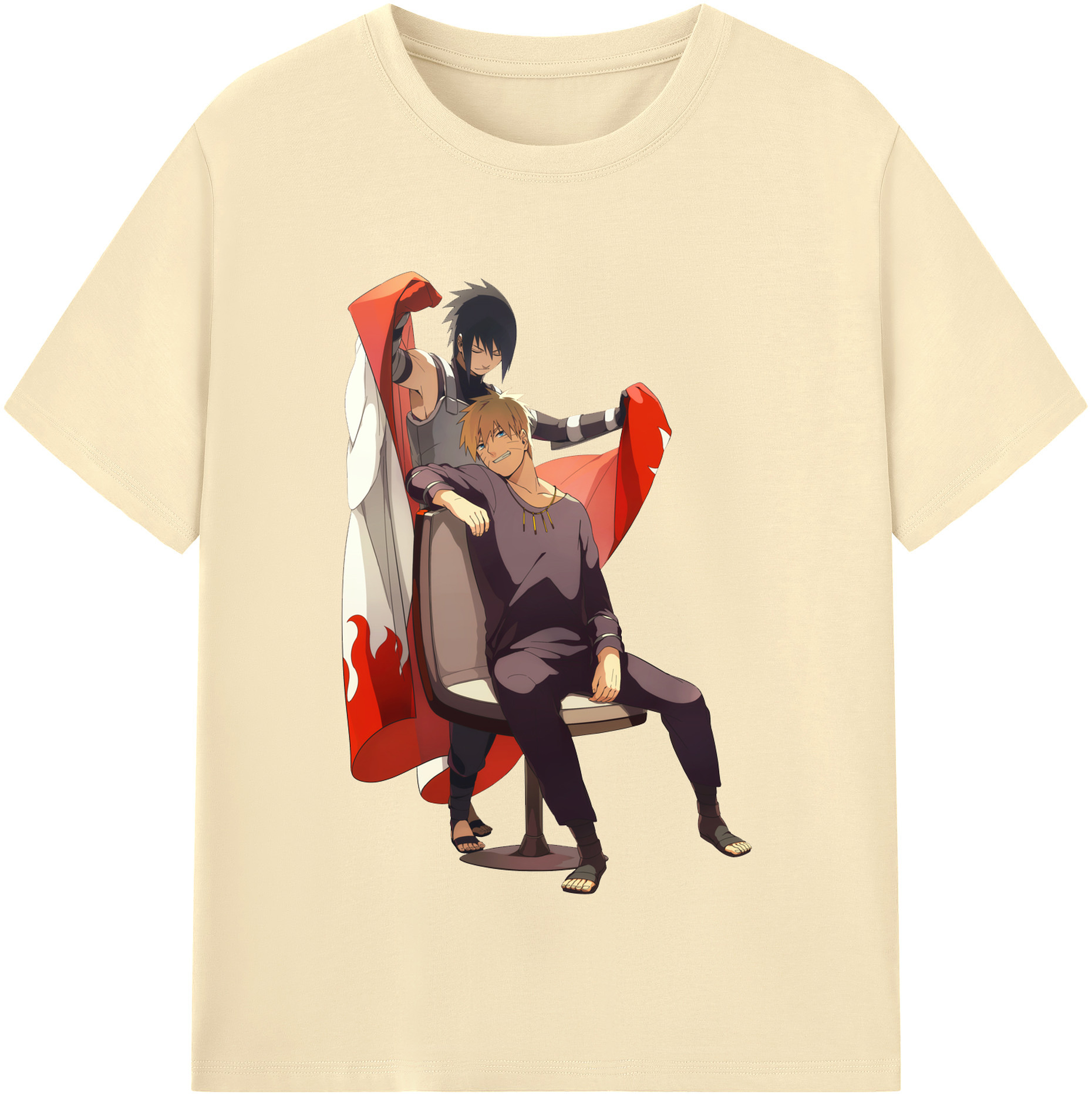 （画像用） NARUTO -ナルト- うずまき ナルト Uzumaki Naruto 綿100％半袖Tシャツ（フロントプリント）