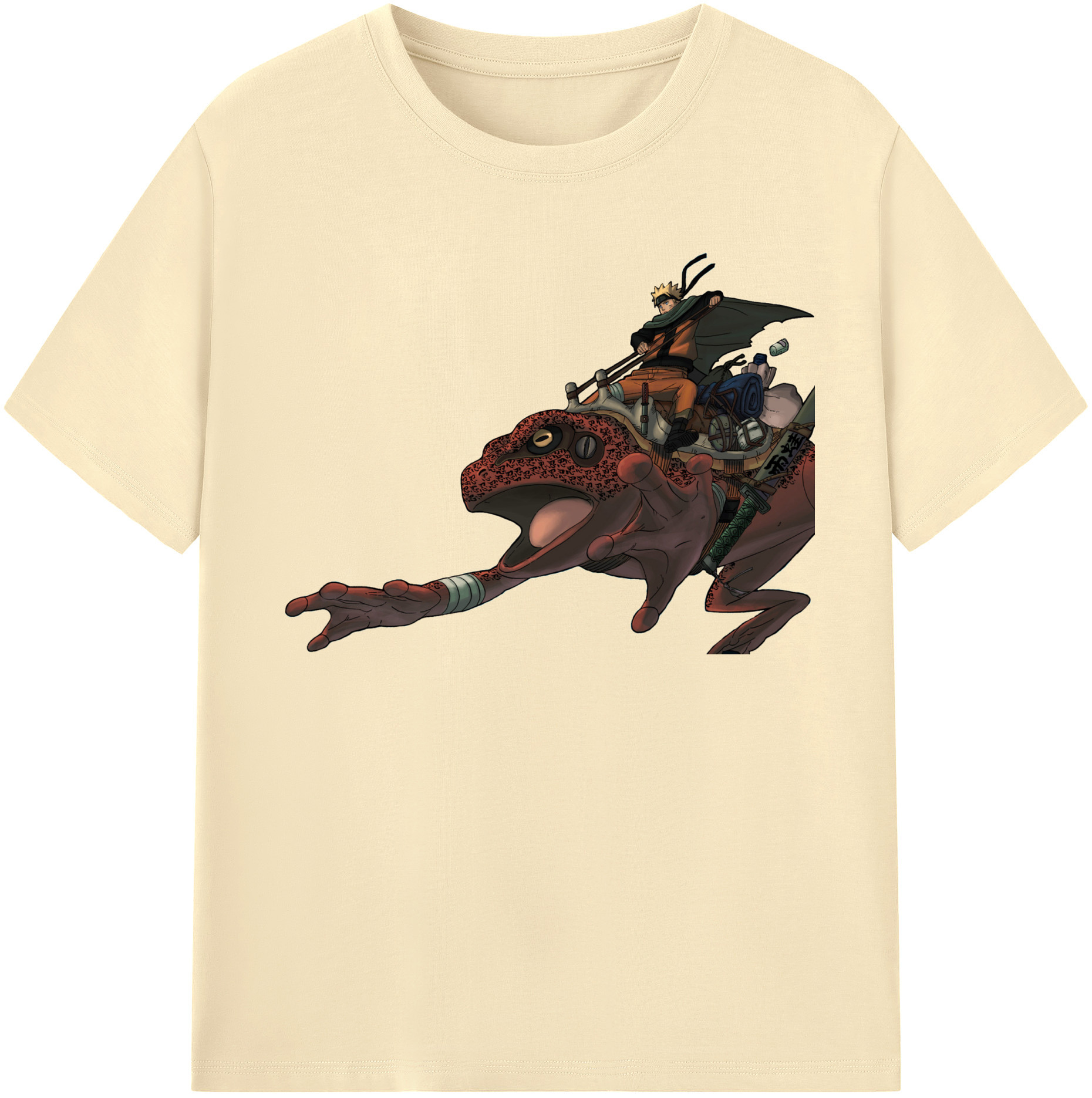 （画像用） NARUTO -ナルト- うずまき ナルト Uzumaki Naruto 綿100％半袖Tシャツ（フロントプリント）