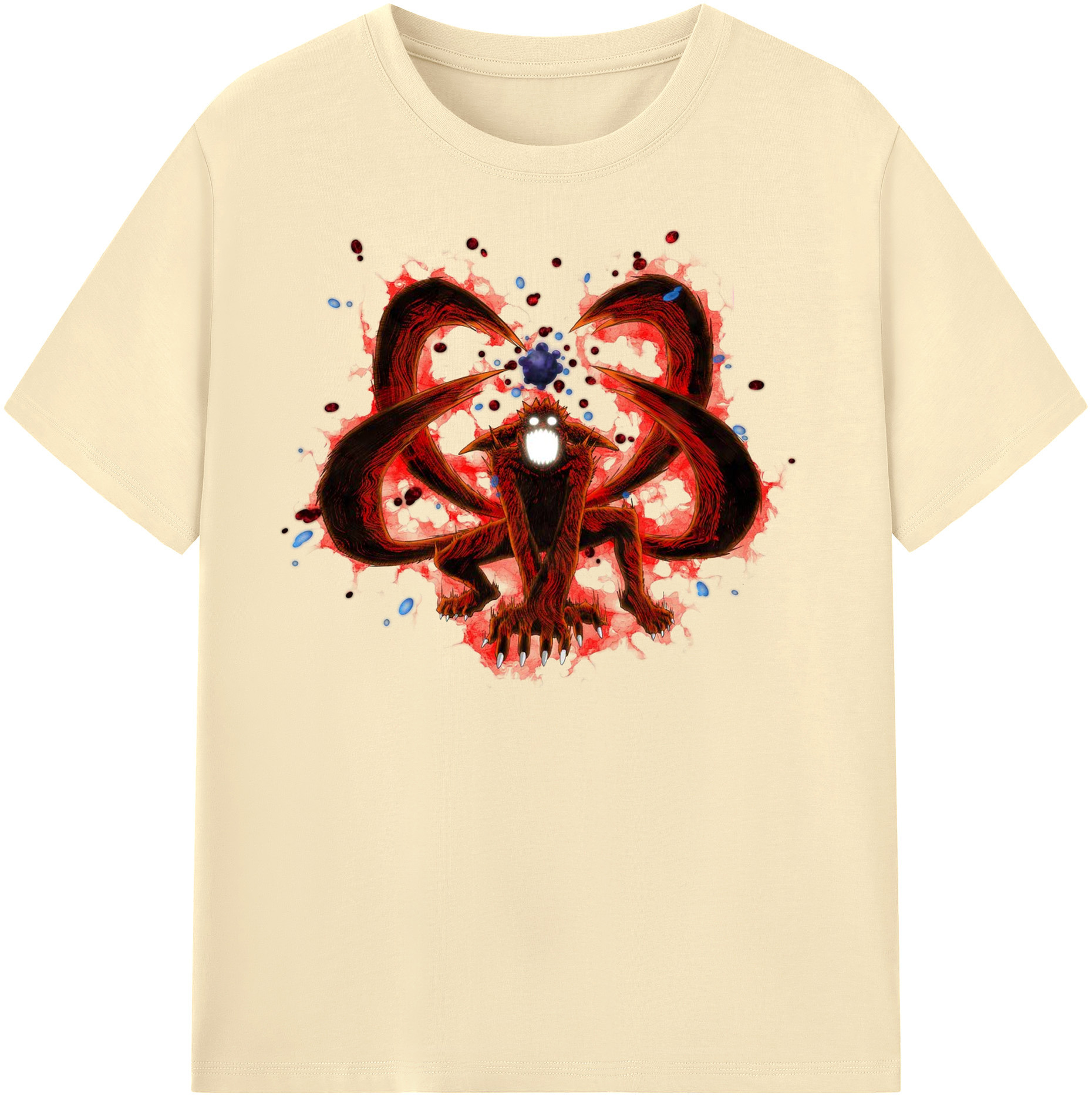 （画像用） NARUTO -ナルト- うずまき ナルト Uzumaki Naruto 綿100％半袖Tシャツ（フロントプリント）