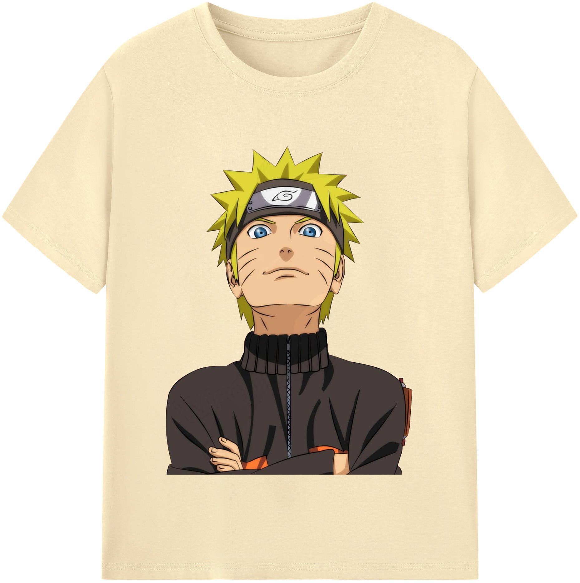（画像用） NARUTO -ナルト- うずまき ナルト Uzumaki Naruto 綿100％半袖Tシャツ（フロントプリント）