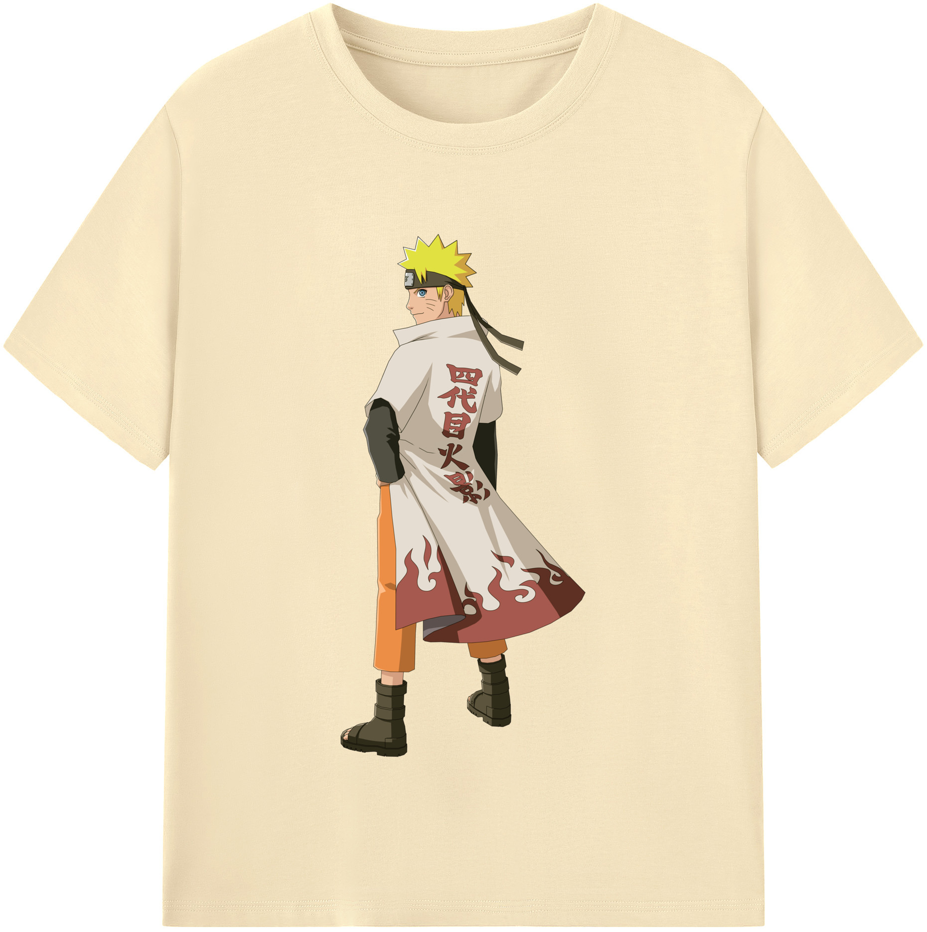 （画像用） NARUTO -ナルト- うずまき ナルト Uzumaki Naruto 綿100％半袖Tシャツ（フロントプリント）
