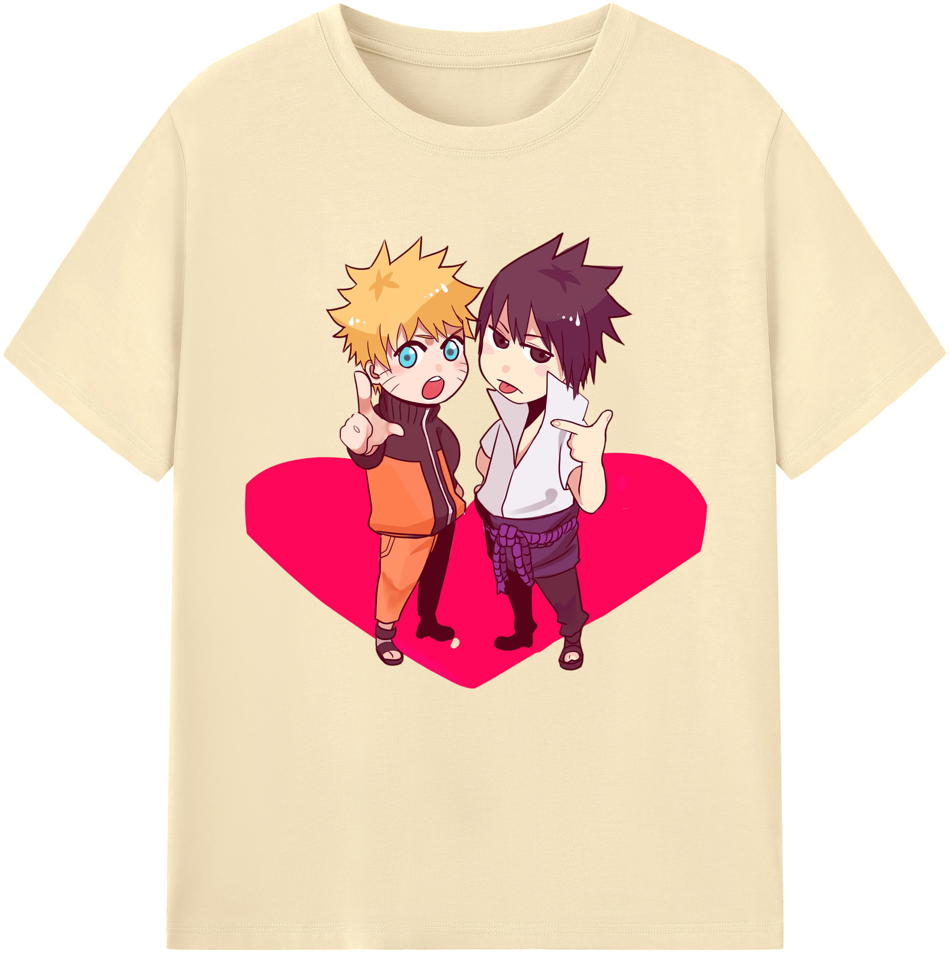 （画像用） NARUTO -ナルト- うずまき ナルト Uzumaki Naruto 綿100％半袖Tシャツ（フロントプリント）