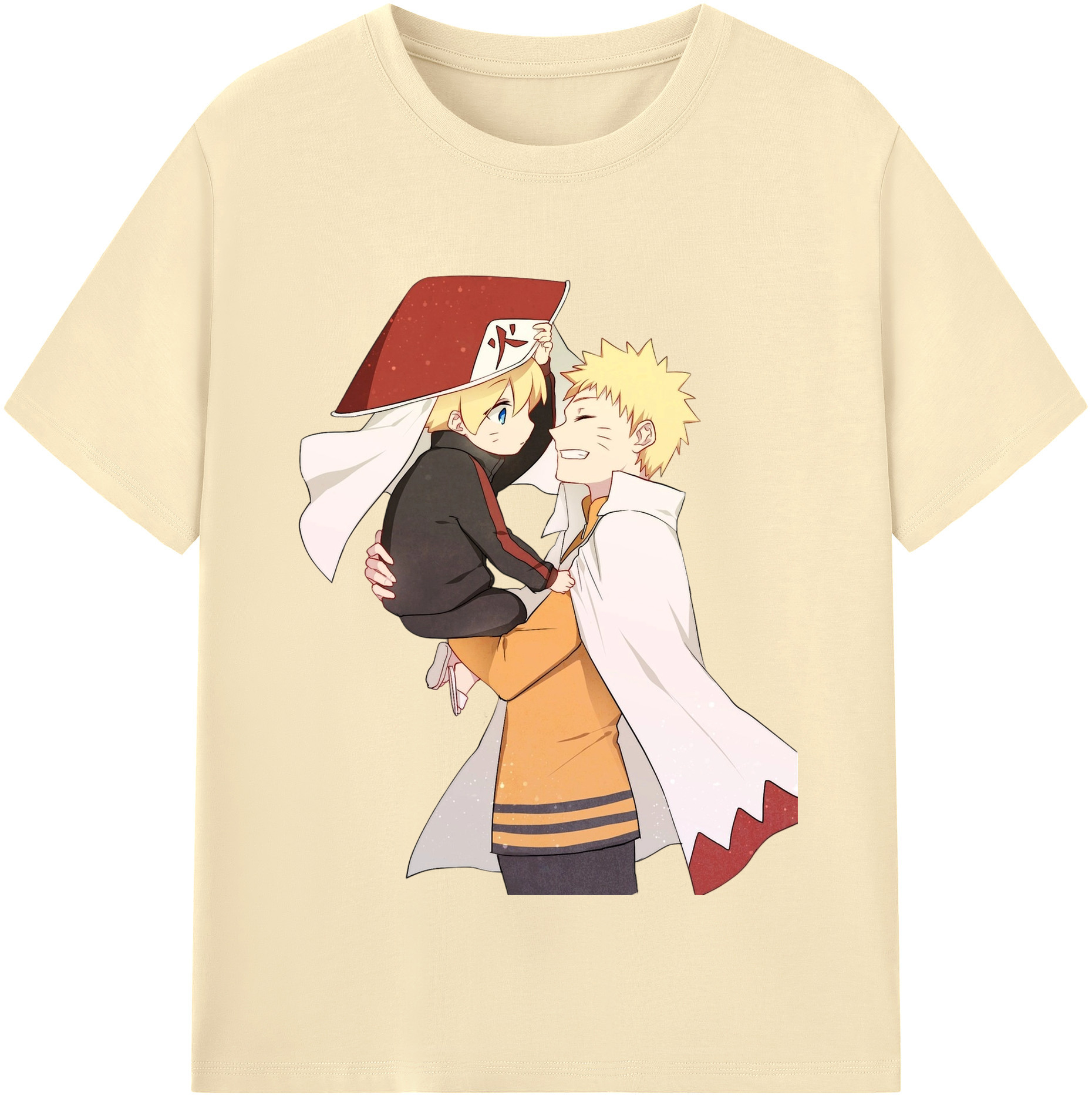 （画像用） NARUTO -ナルト- うずまき ナルト Uzumaki Naruto 綿100％半袖Tシャツ（フロントプリント）