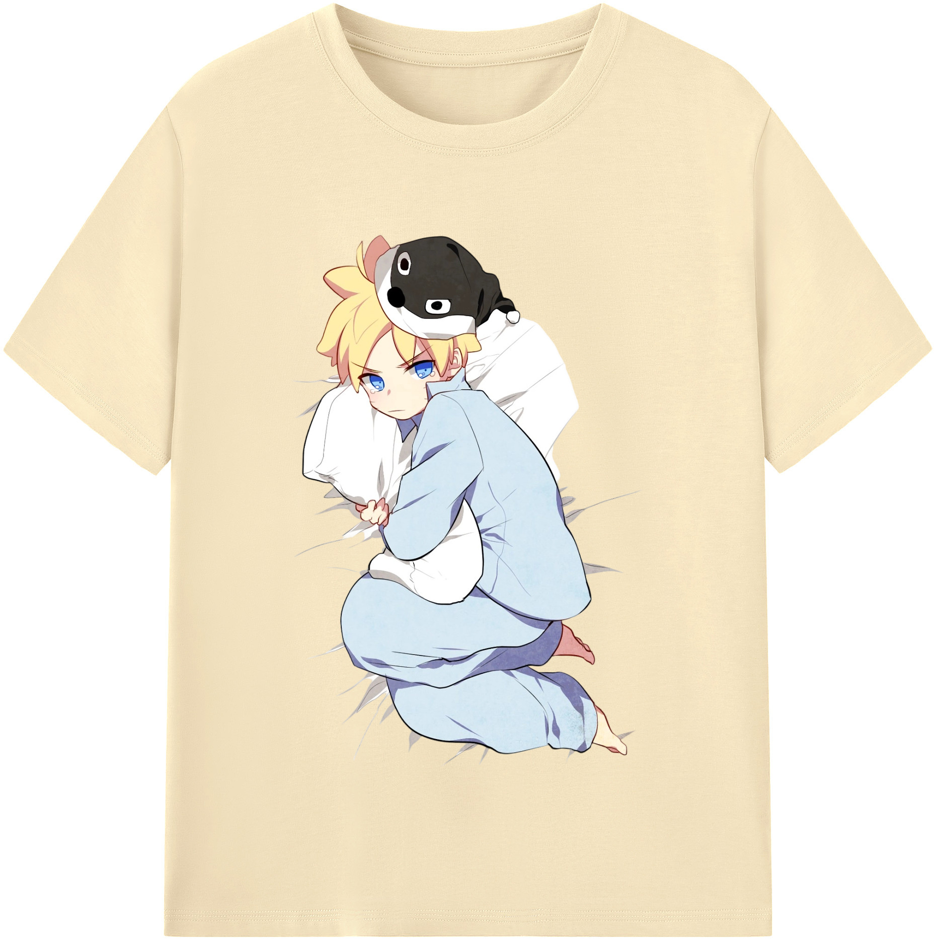 （画像用） NARUTO -ナルト- うずまき ナルト Uzumaki Naruto 綿100％半袖Tシャツ（フロントプリント）