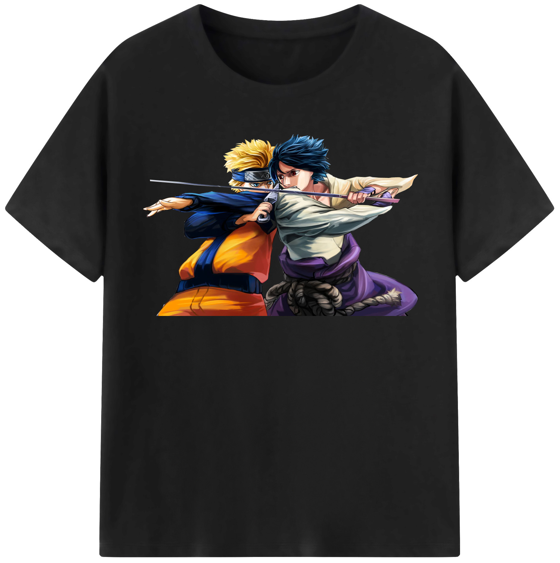 （画像用） NARUTO -ナルト- うずまき ナルト Uzumaki Naruto 綿100％半袖Tシャツ（フロントプリント）