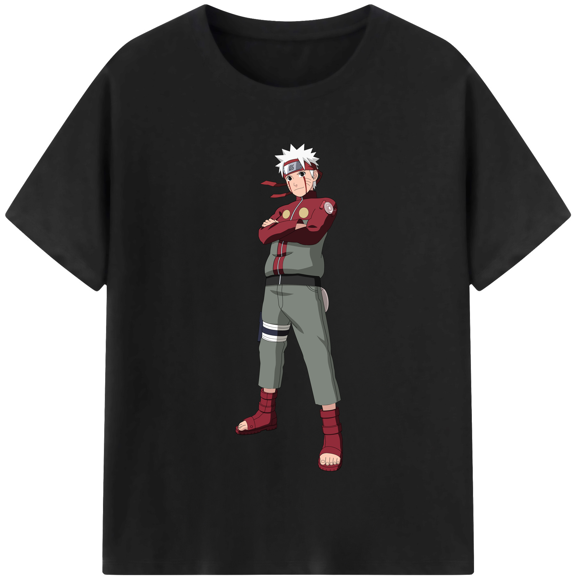 （画像用） NARUTO -ナルト- うずまき ナルト Uzumaki Naruto 綿100％半袖Tシャツ（フロントプリント）