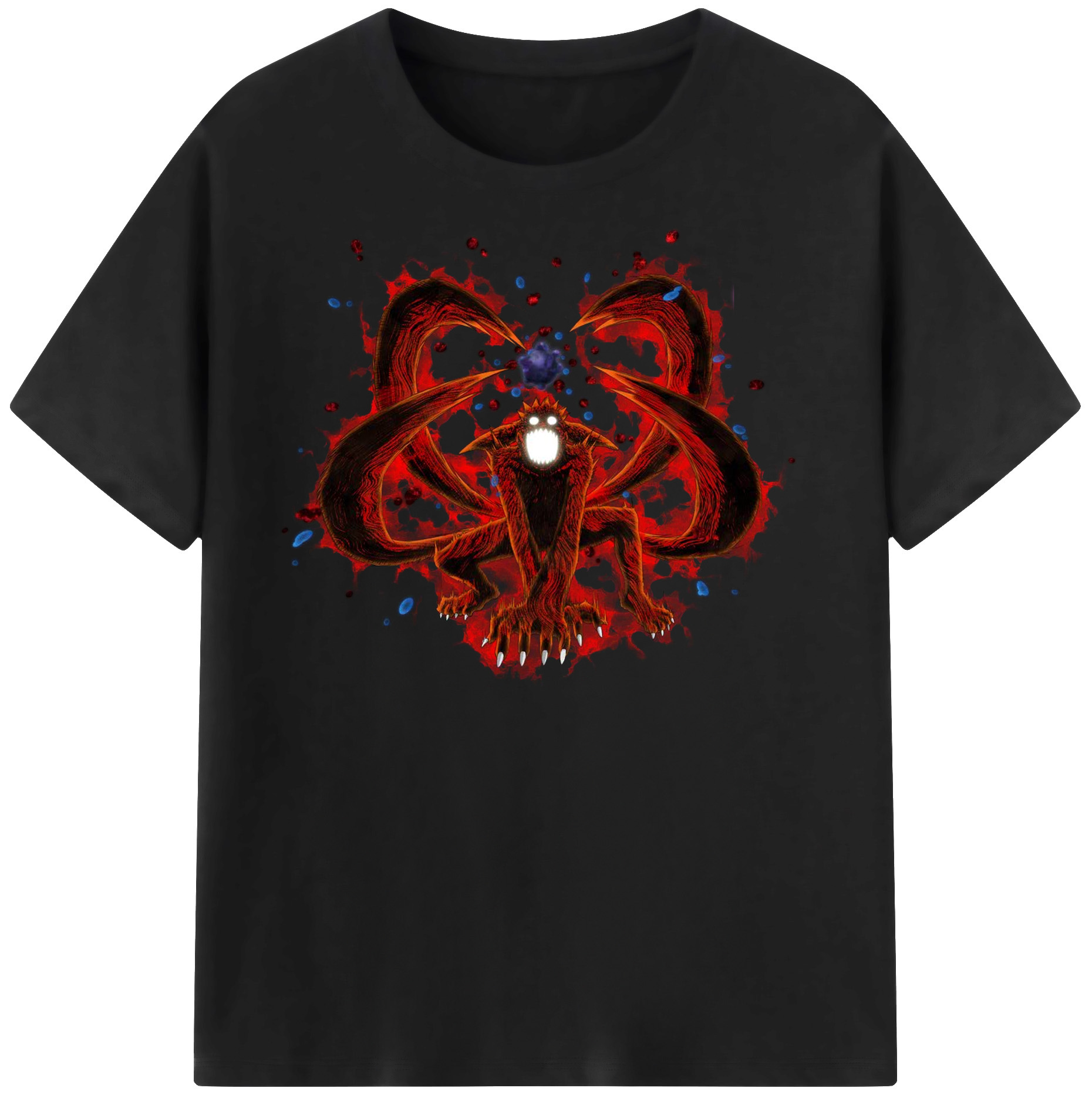 （画像用） NARUTO -ナルト- うずまき ナルト Uzumaki Naruto 綿100％半袖Tシャツ（フロントプリント）