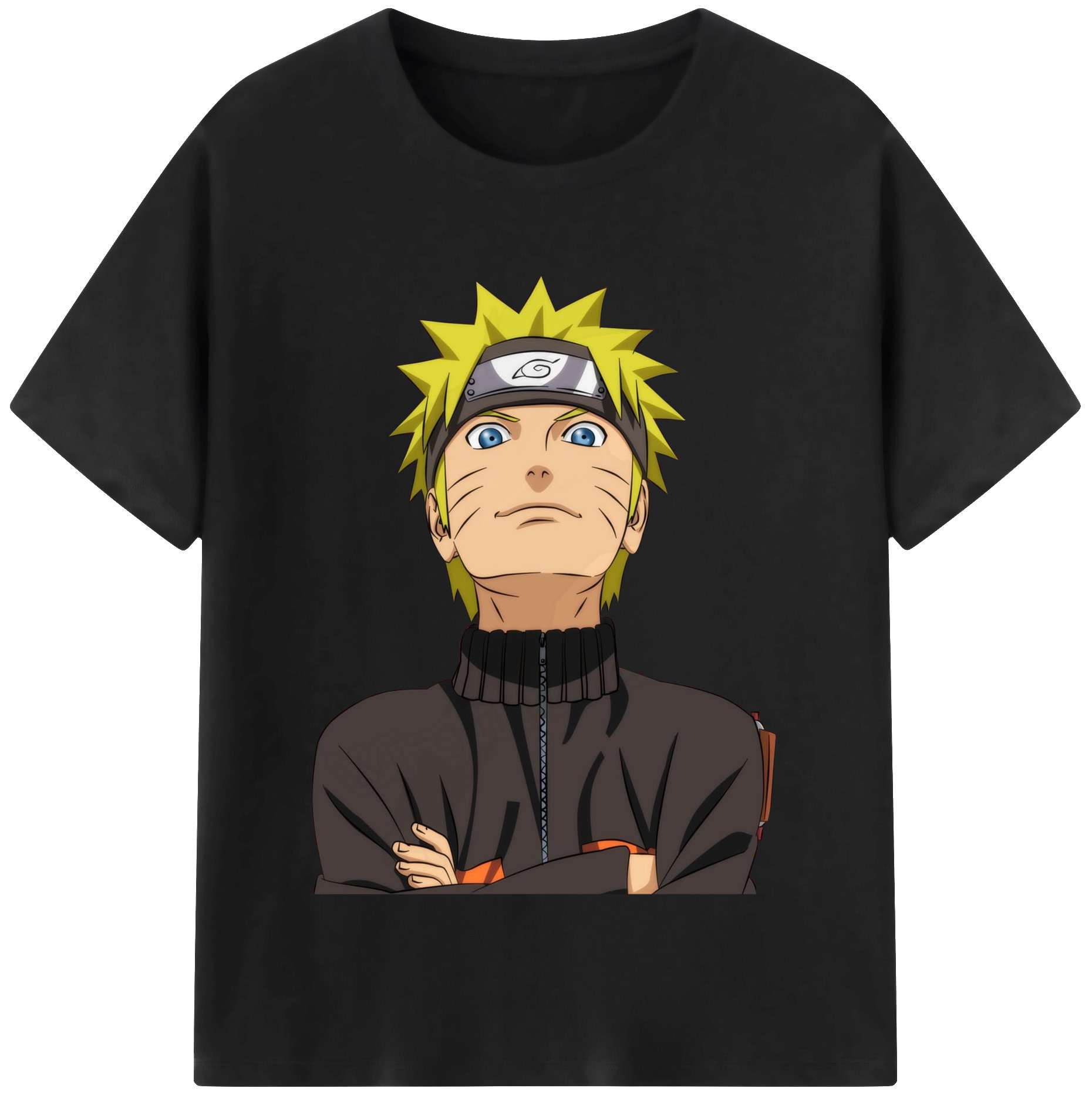 （画像用） NARUTO -ナルト- うずまき ナルト Uzumaki Naruto 綿100％半袖Tシャツ（フロントプリント）