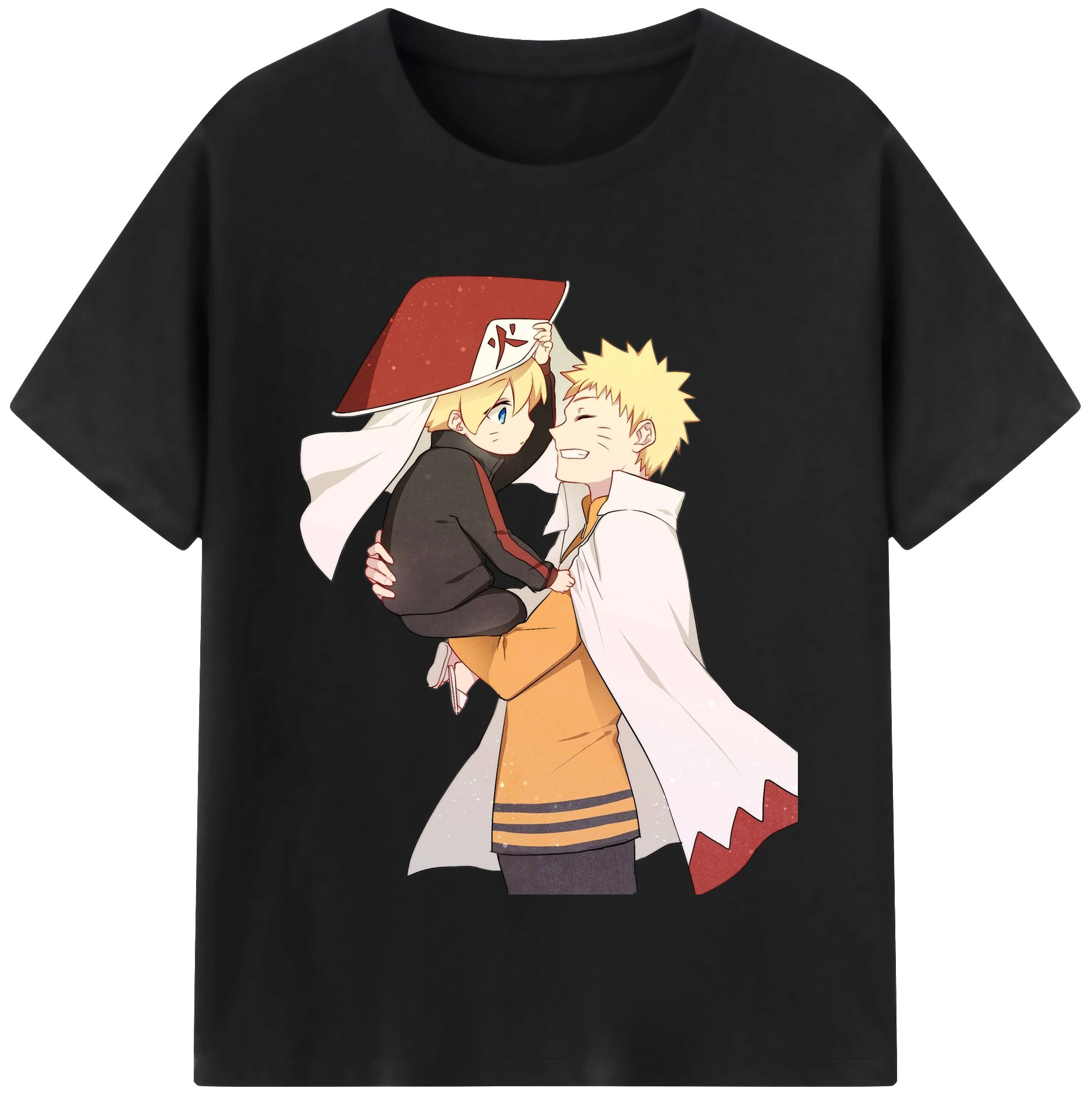 （画像用） NARUTO -ナルト- うずまき ナルト Uzumaki Naruto 綿100％半袖Tシャツ（フロントプリント）