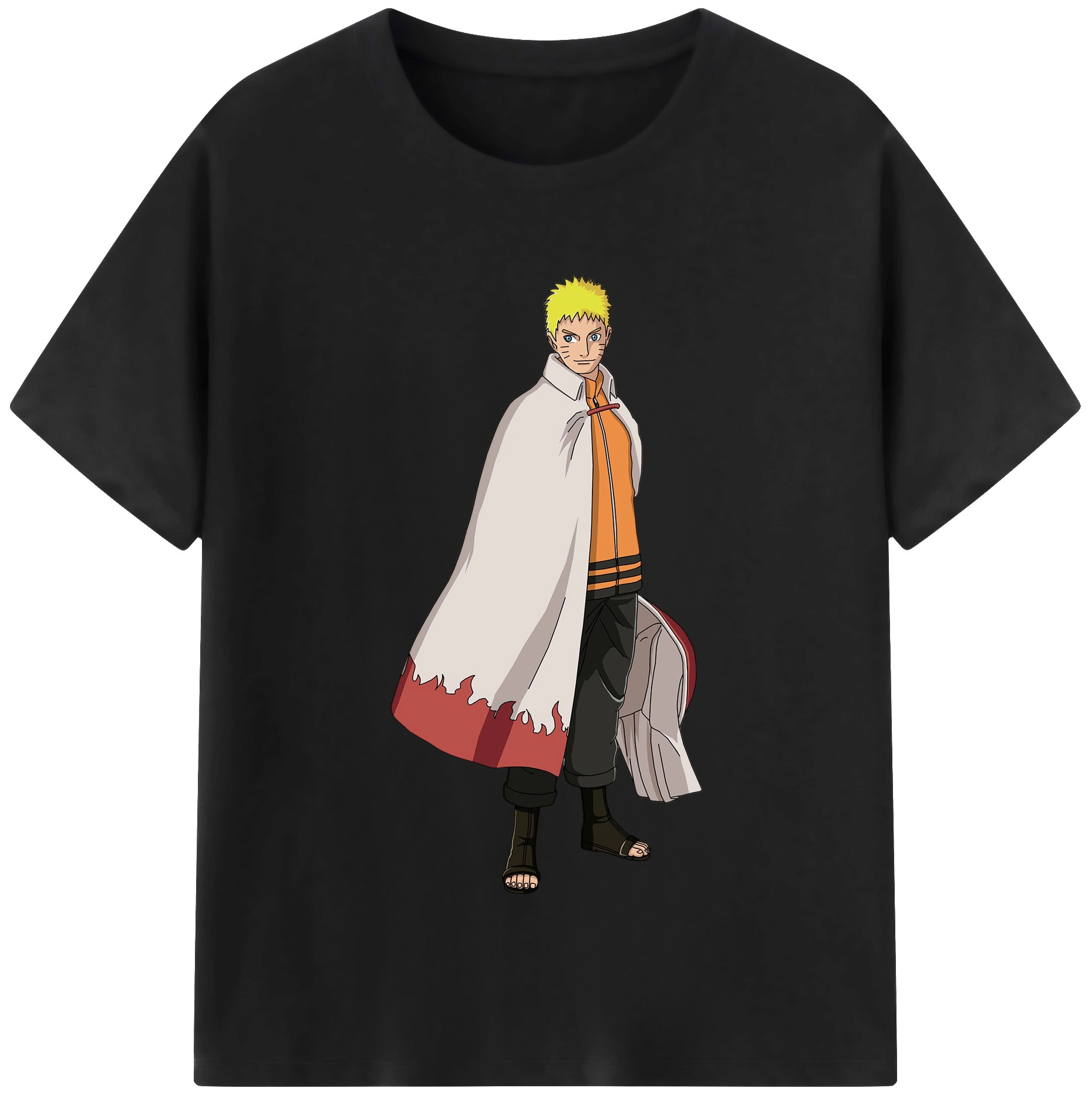 （画像用） NARUTO -ナルト- うずまき ナルト Uzumaki Naruto 綿100％半袖Tシャツ（フロントプリント）