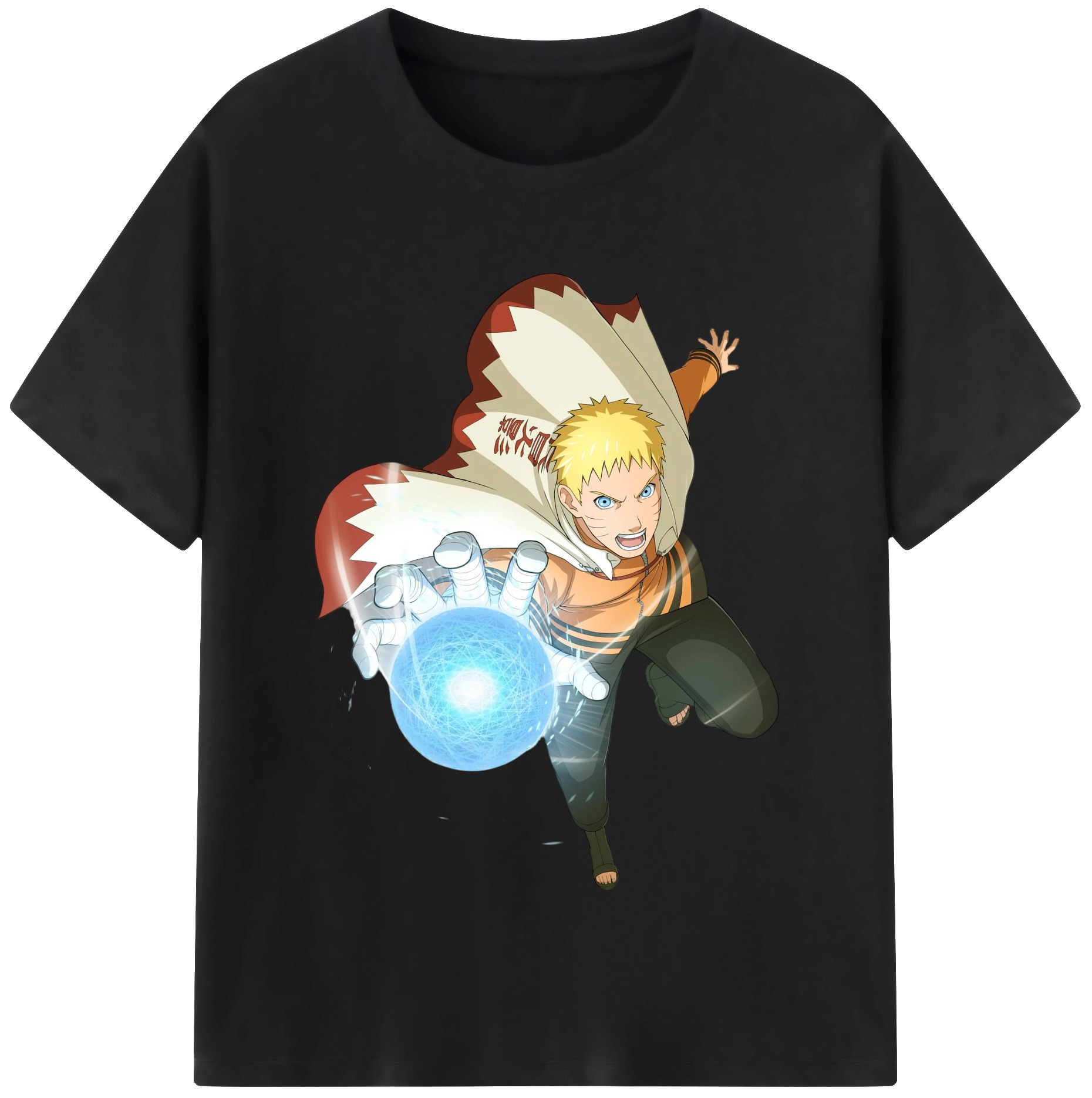 （画像用） NARUTO -ナルト- うずまき ナルト Uzumaki Naruto 綿100％半袖Tシャツ（フロントプリント）