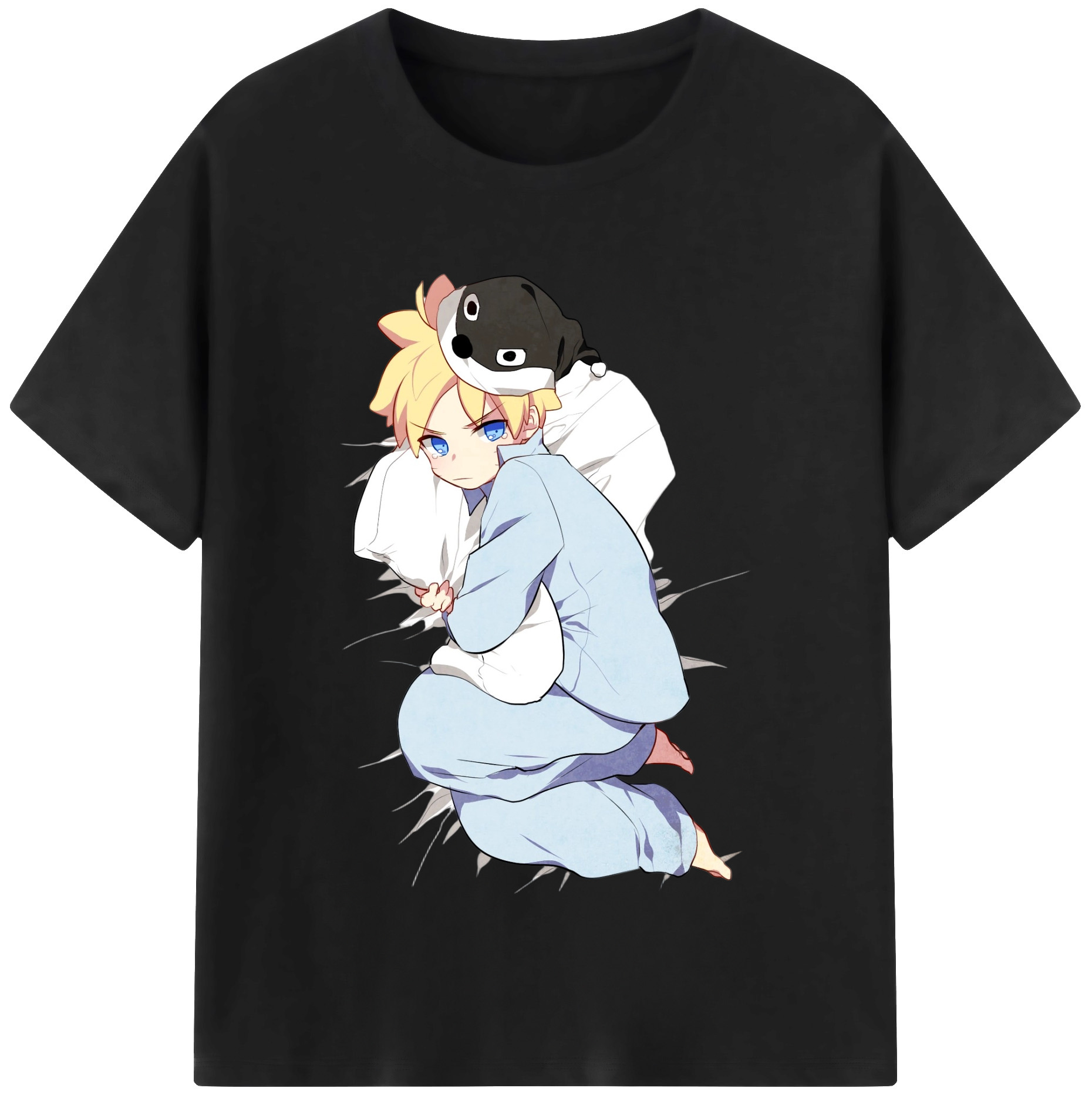 （画像用） NARUTO -ナルト- うずまき ナルト Uzumaki Naruto 綿100％半袖Tシャツ（フロントプリント）