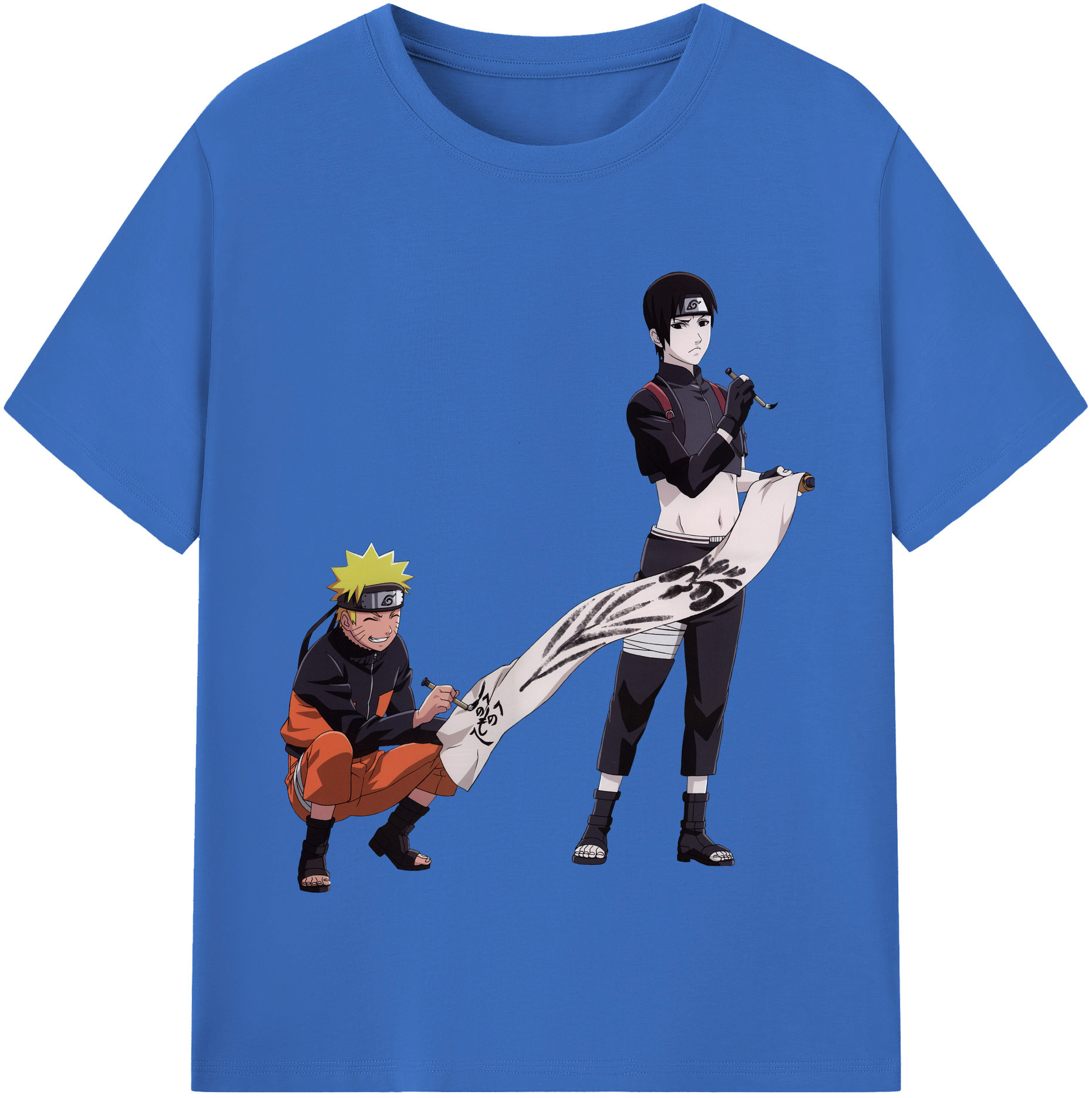 （画像用） NARUTO -ナルト- うずまき ナルト Uzumaki Naruto 綿100％半袖Tシャツ（フロントプリント）