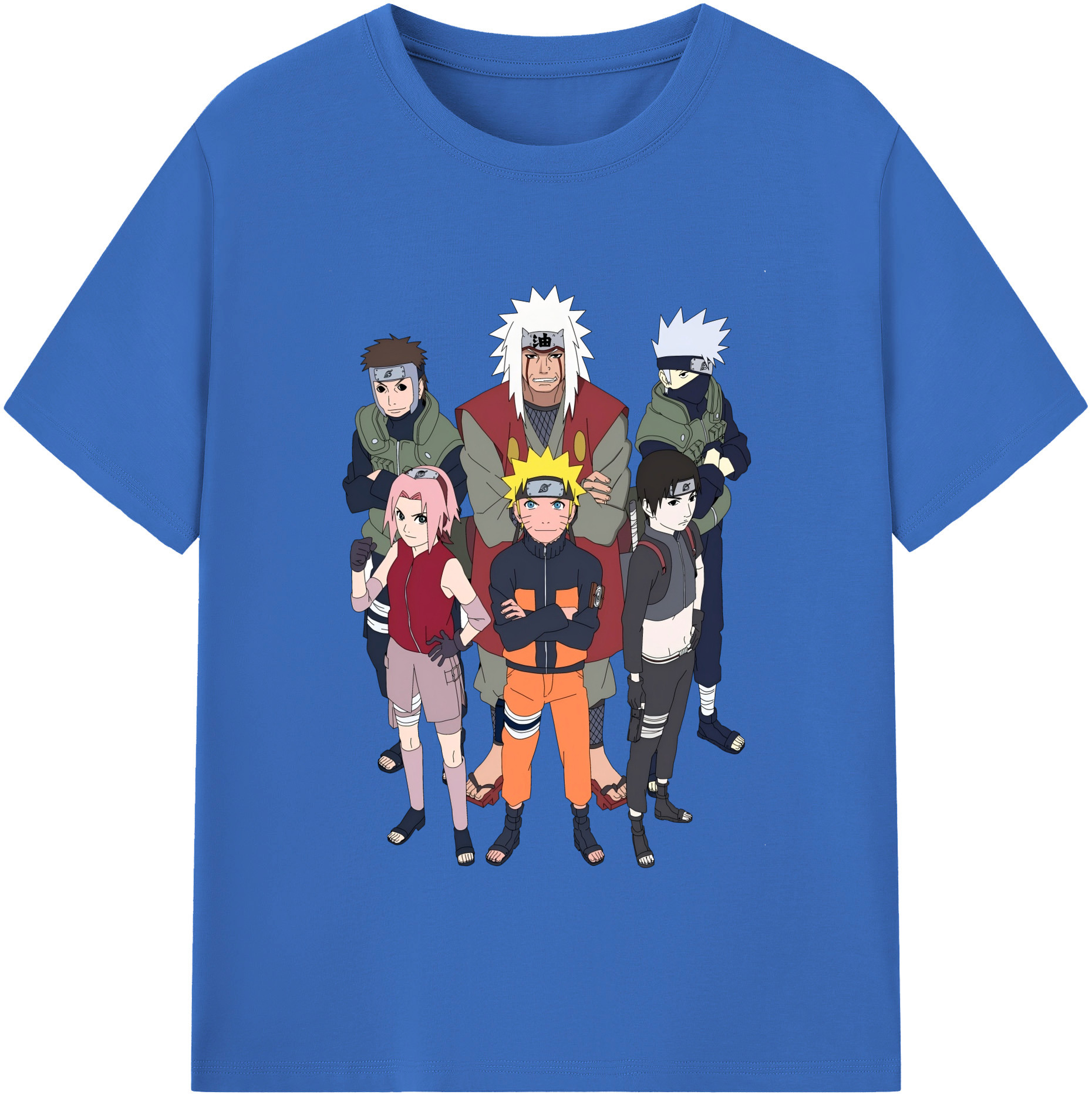 （画像用） NARUTO -ナルト- うずまき ナルト Uzumaki Naruto 綿100％半袖Tシャツ（フロントプリント）