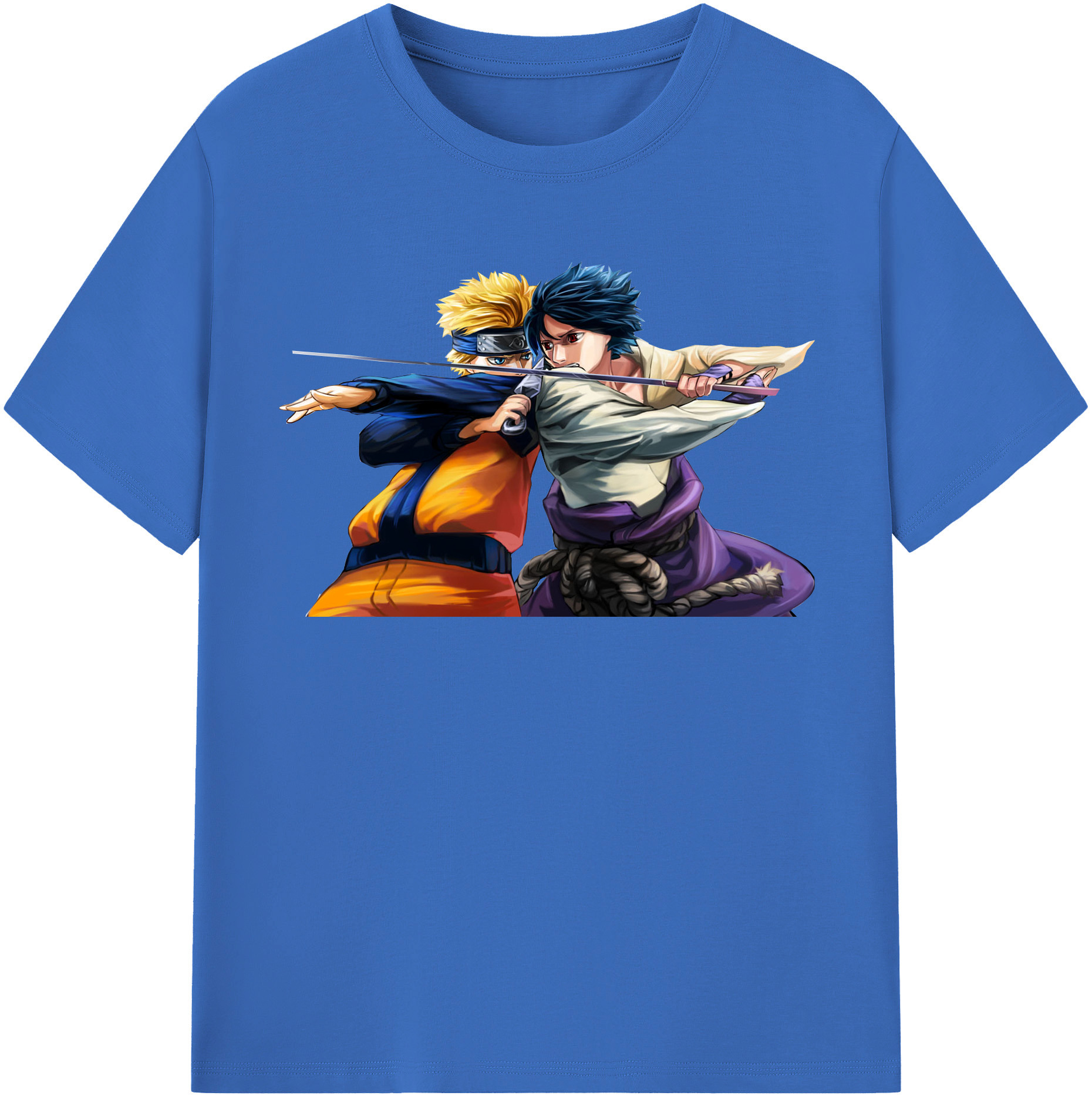 （画像用） NARUTO -ナルト- うずまき ナルト Uzumaki Naruto 綿100％半袖Tシャツ（フロントプリント）