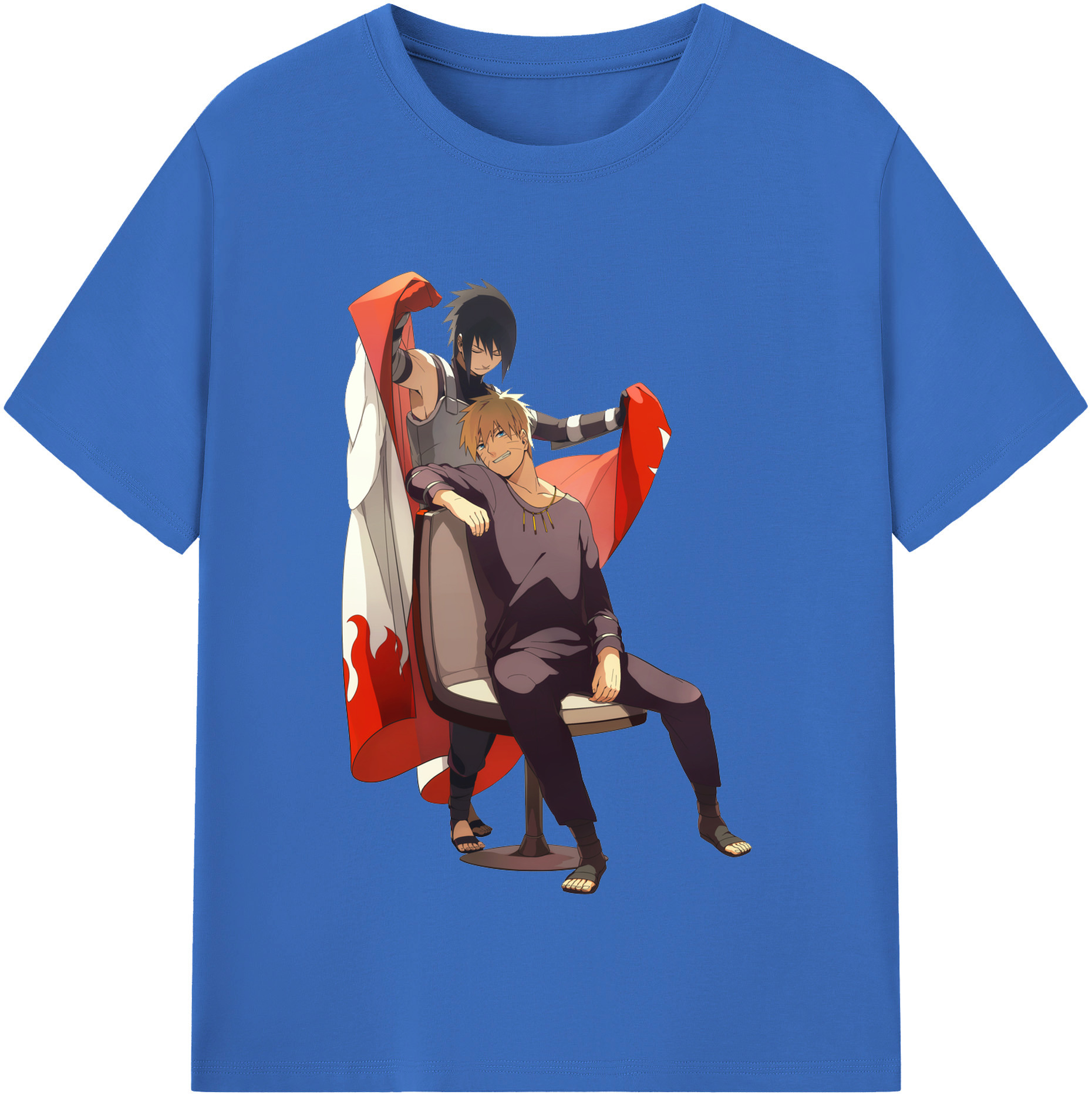 （画像用） NARUTO -ナルト- うずまき ナルト Uzumaki Naruto 綿100％半袖Tシャツ（フロントプリント）