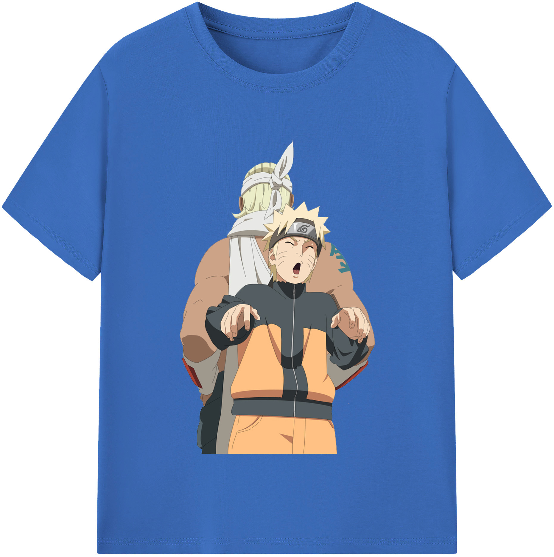 （画像用） NARUTO -ナルト- うずまき ナルト Uzumaki Naruto 綿100％半袖Tシャツ（フロントプリント）