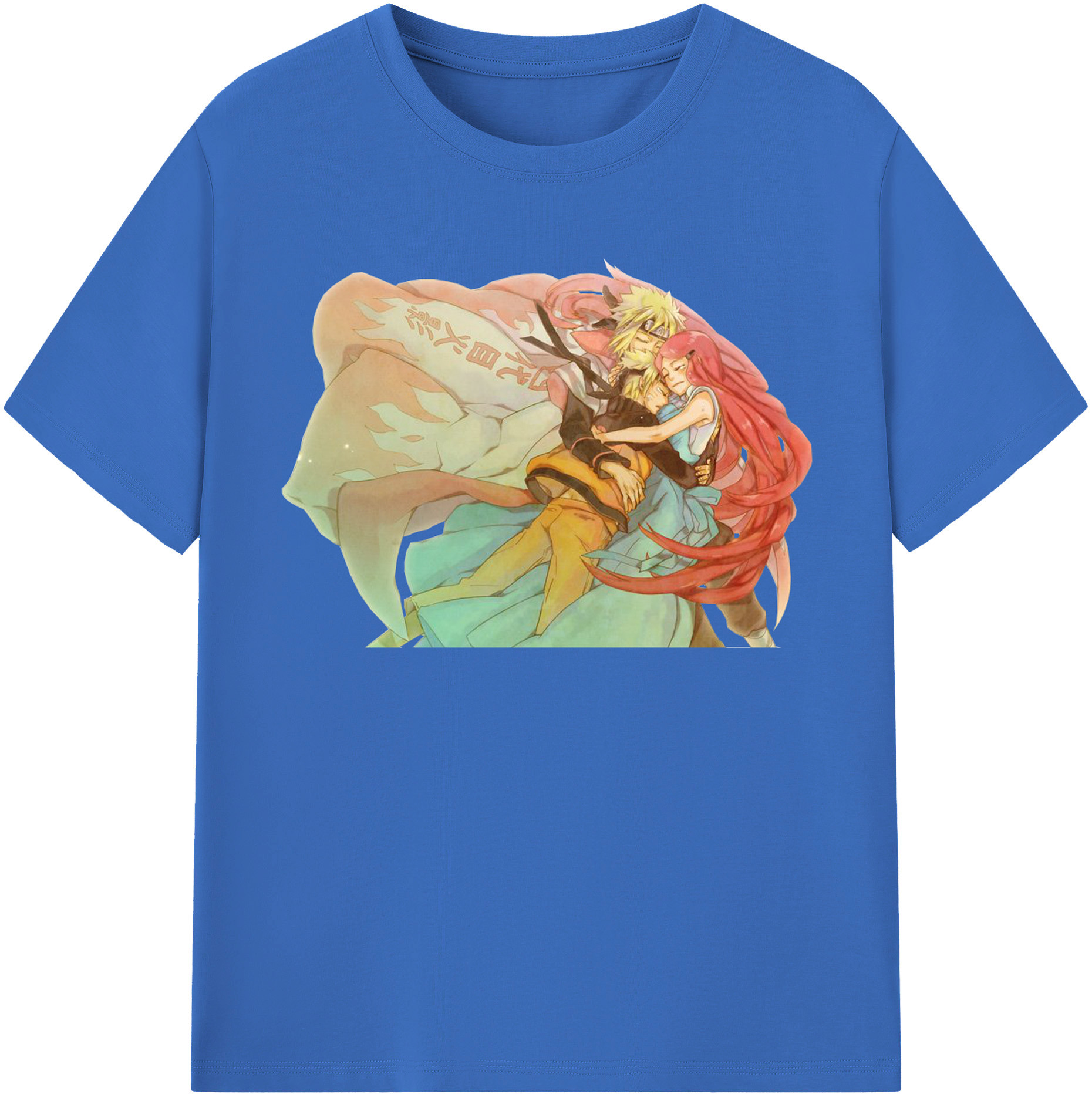 （画像用） NARUTO -ナルト- うずまき ナルト Uzumaki Naruto 綿100％半袖Tシャツ（フロントプリント）